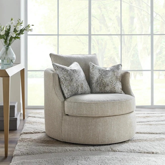 Swivel Chair & 1/2 - 40x42x38 Inches - Modern Office & Living Room Furniture for Home & Workspace Comfort