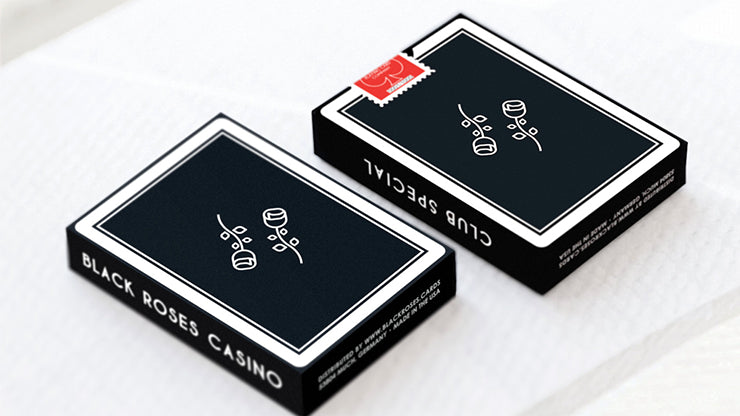 Premium Black Roses Casino Playing Cards - Elegant Design for Poker, Blackjack & Magic Tricks - Perfect for Game Nights & Professional Play