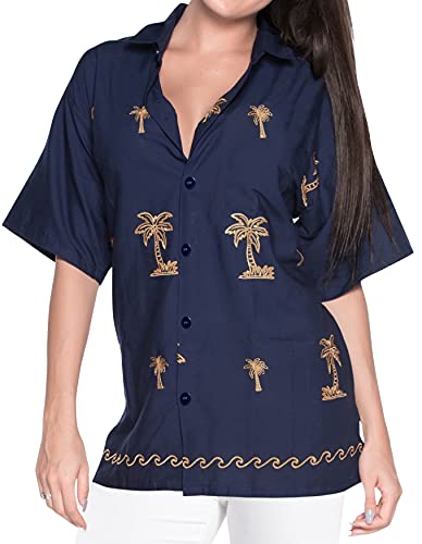 Denim Palm Tree