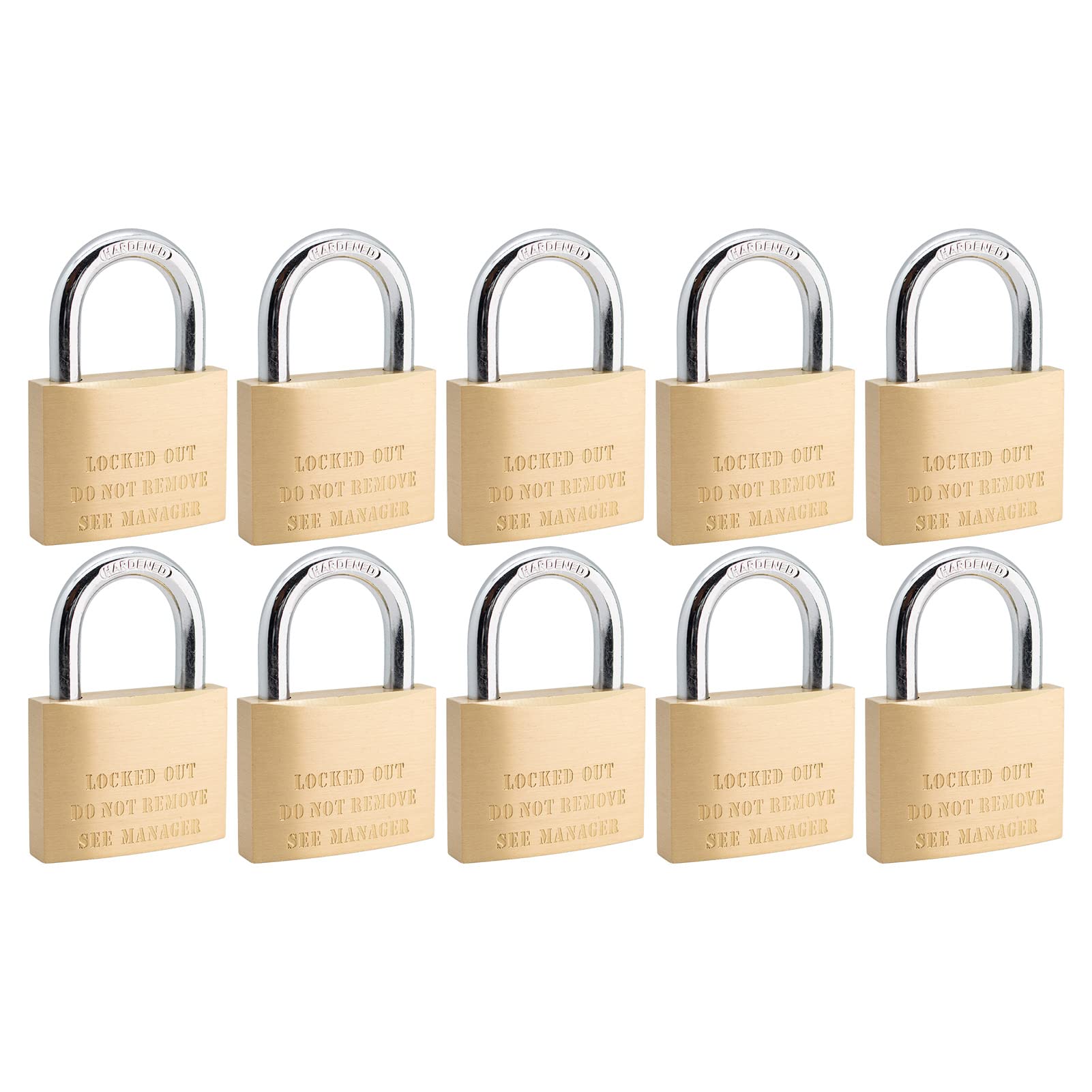 **10 Pack Solid Brass 50mm (2