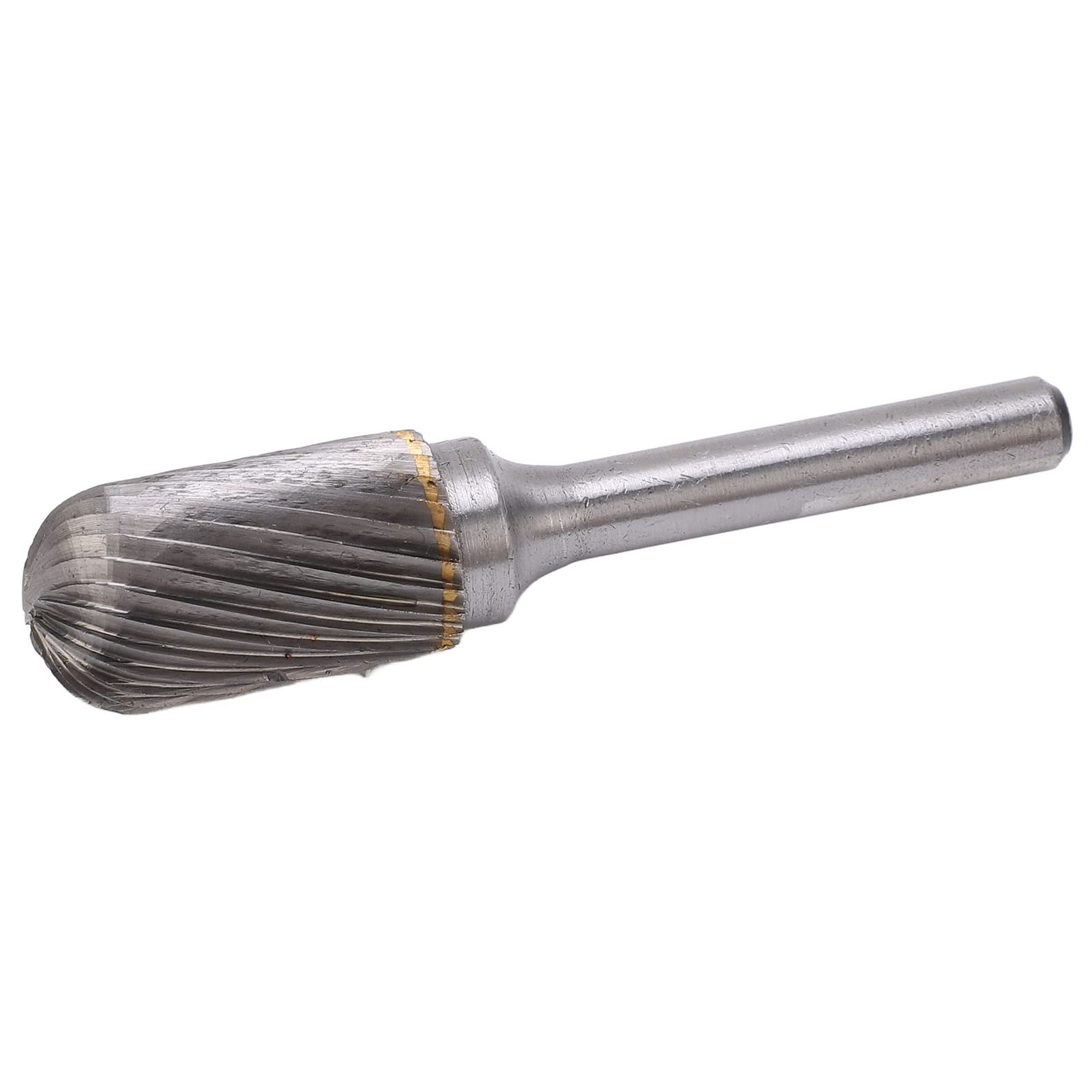 High Hardness Die Grinder Bit & File Bit - Silver Radius End Single Cut Sculpting Tool for Metal, Wood, Jade - Perfect for Engraving, Carving & DIY Crafts