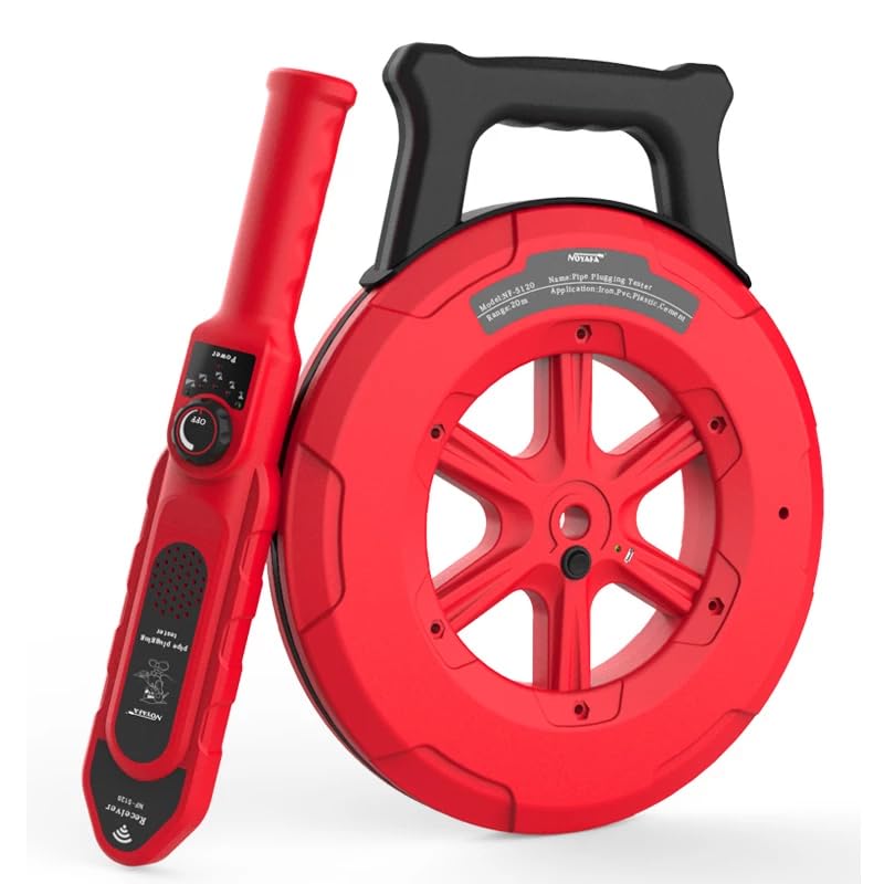 Professional NF-5120 Network Cable Tester & Iron Pipe Blockage Detector - Advanced Diagnostic Tool for Plumbers, Pipeline Scanner for Clog Detection - Perfect for Home Repairs, Plumbing Maintenance & Industrial Inspections