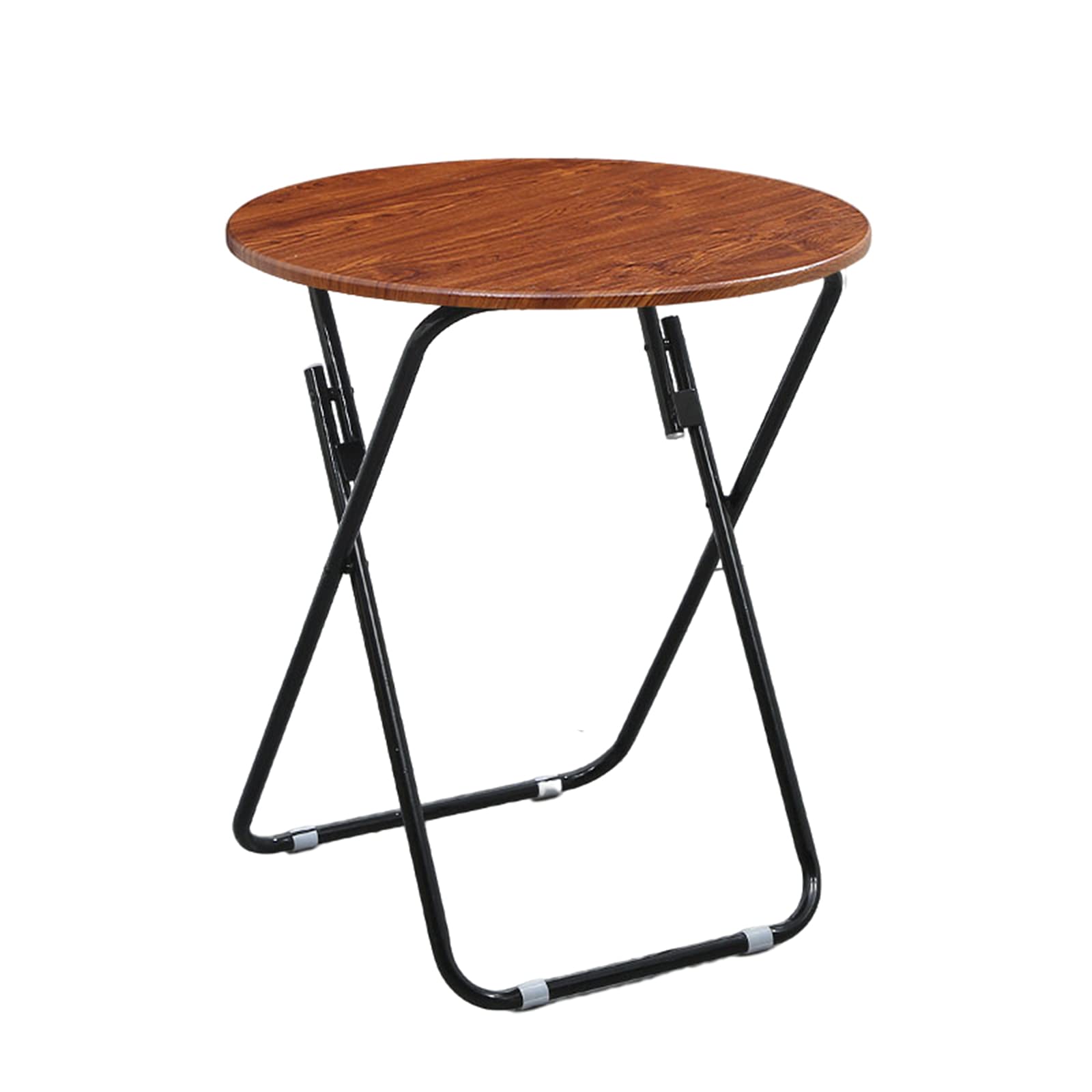 Round Folding Dining Table - Outdoor Quick Fold Side Table with Durable Materials | Portable Multifunctional Table for Home, Backyard, Terrace & Camping | Perfect for Picnics, BBQs and Small Space Living