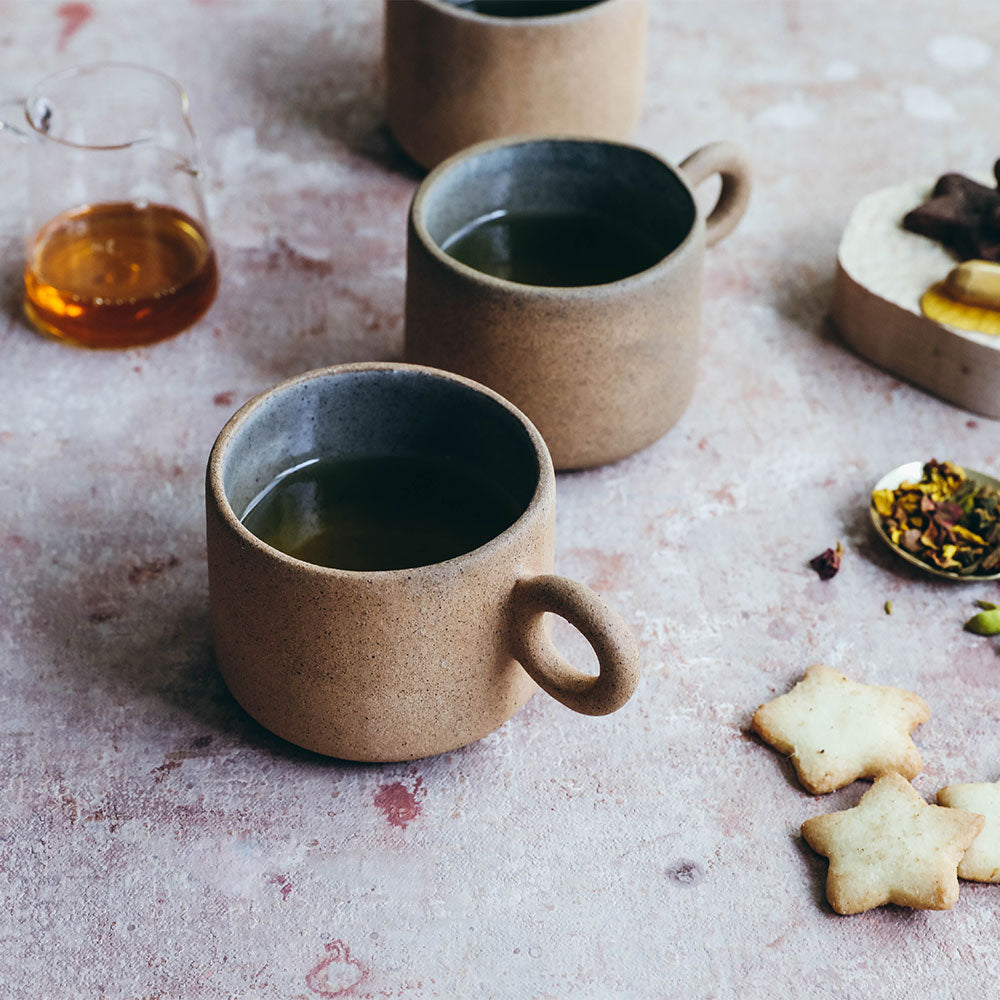 Handmade Ceramic Terracotta Coffee Mug with Handle - Perfect for Hot Drinks, Tea & Home Decor | Rustic Earthy Cup for Kitchen, Office & Gifts