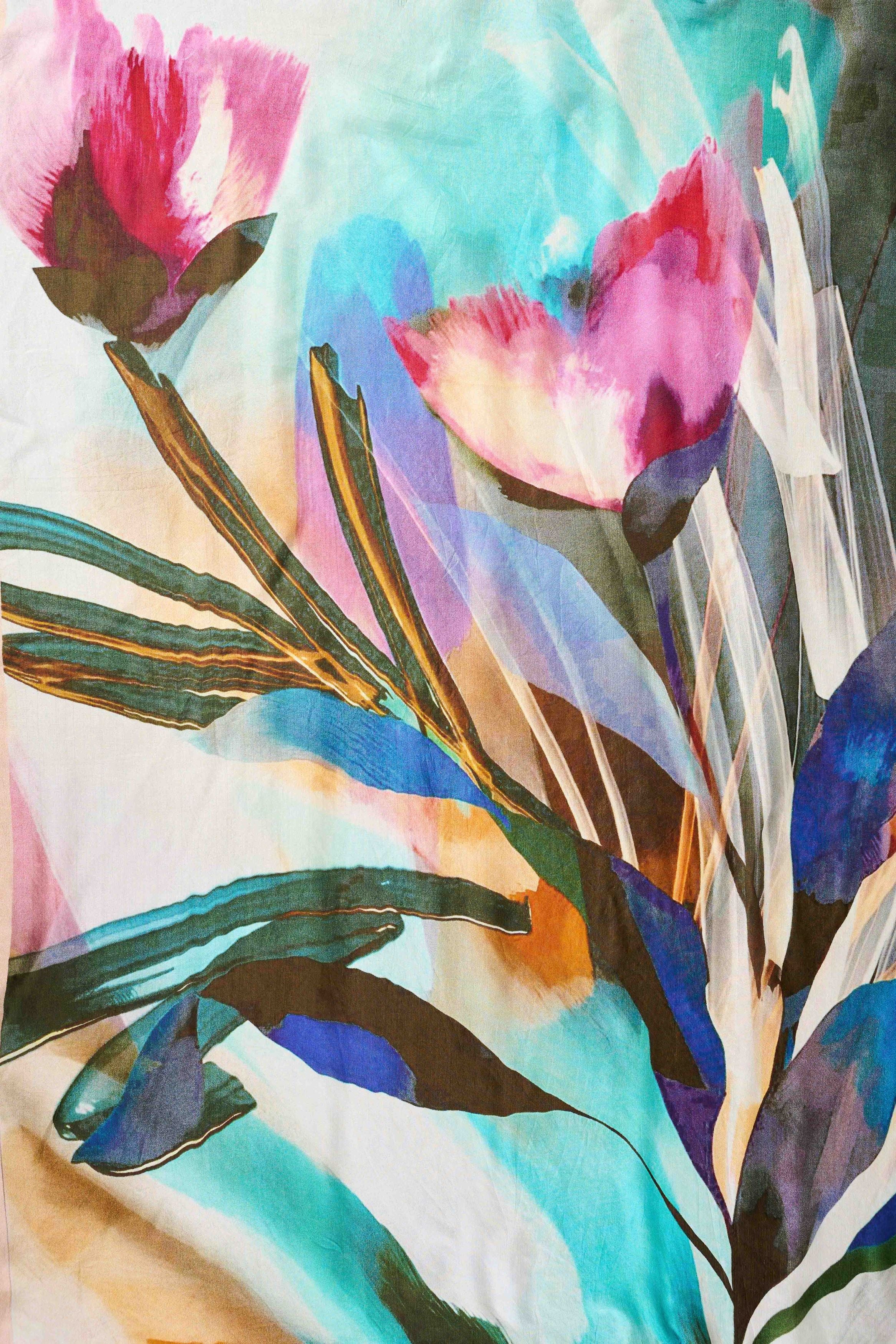 Elegant Floral Silk Scarf for Women - Lightweight & Soft Fashion Accessory - Perfect for Spring Outfits, Weddings, and Special Occasions