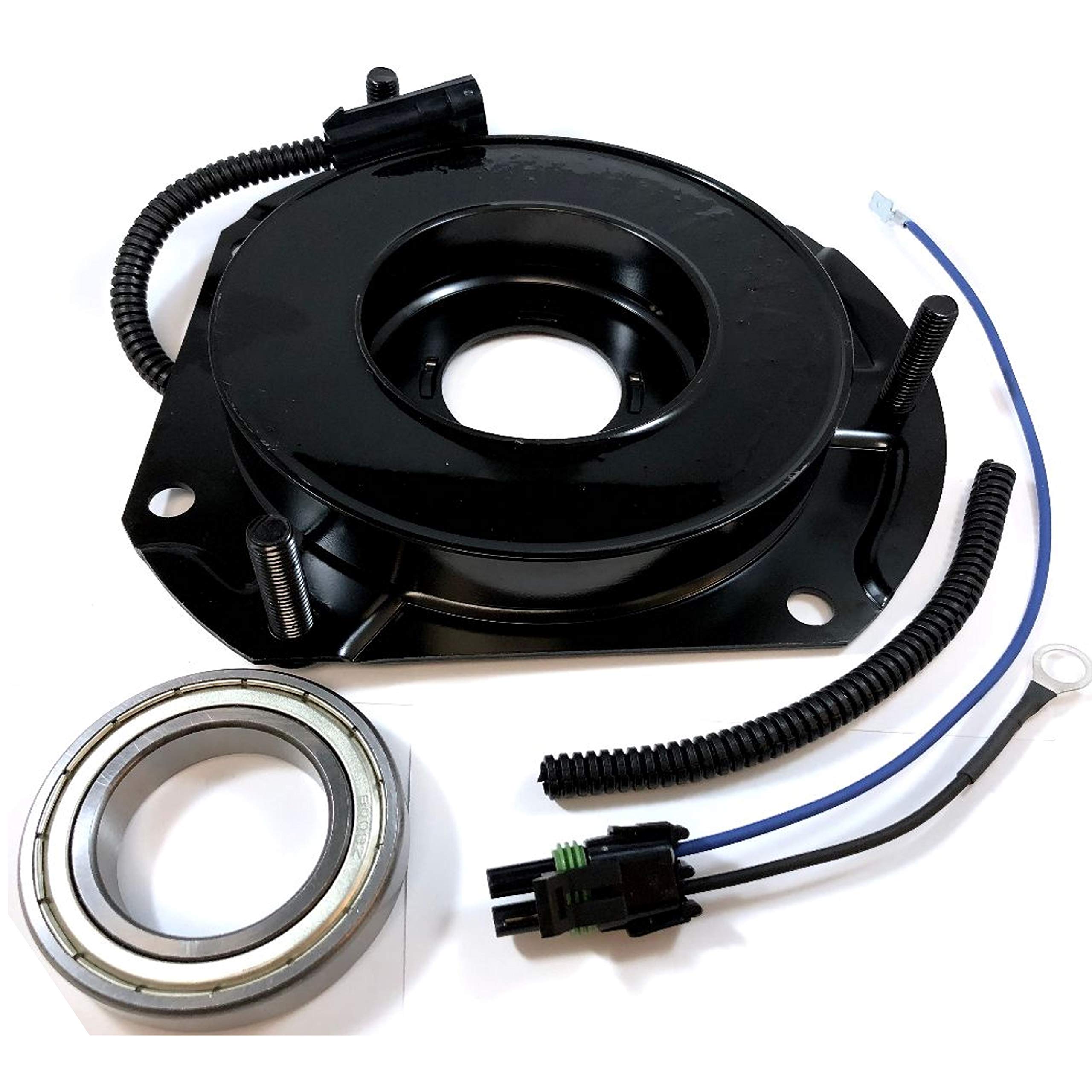 John Deere AM104238 HD Switch PTO Blade Clutch Rebuild Kit with Output Coil, Pulley Bearing & Wire Harness - Compatible with Lawn Tractors & Mowers for Smooth Power Transmission