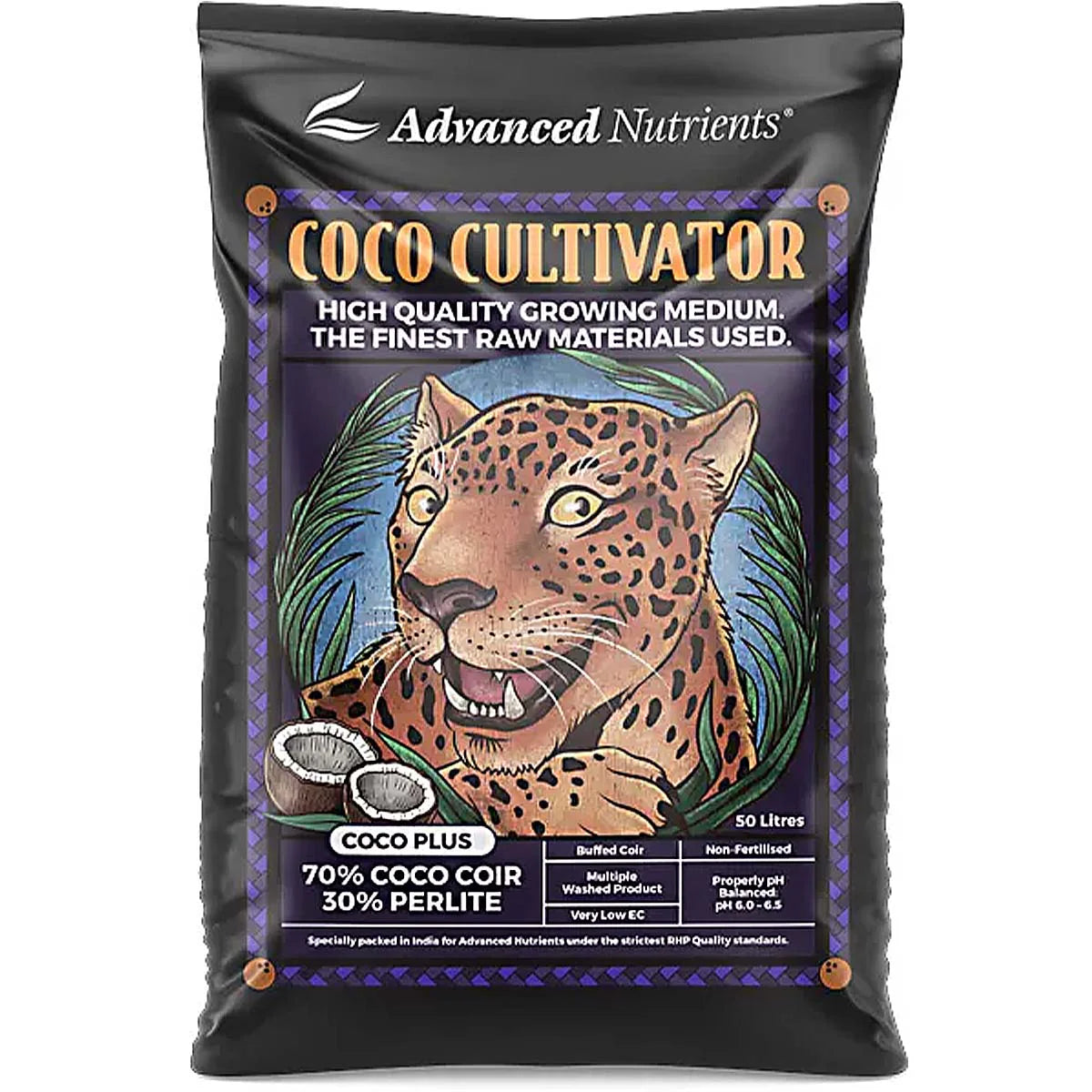 Premium Coco Coir Growing Medium (70/30 Mix) - 50L for Hydroponics, Indoor Gardening & Organic Plant Cultivation