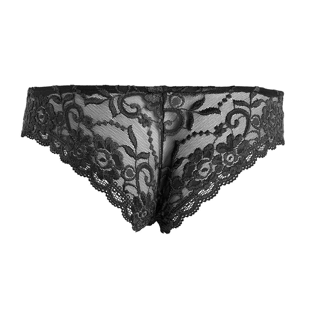 FEESHOW Sexy Lace Underwear for Men - Comfortable Sissy Pouch Panties, Crossdress Lingerie for Sensual Wear & Special Occasions