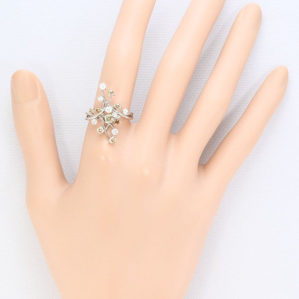18K White Gold Brown Diamond Ring for Women - Elegant Wedding, Engagement & Anniversary Jewelry Gift - Perfect for Special Occasions & Everyday Luxury