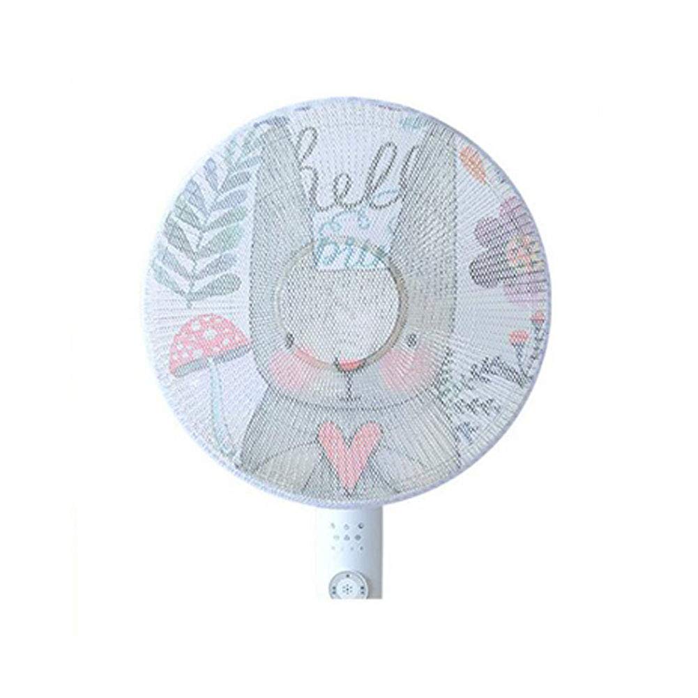 2 Pack Cute Cartoon Fan Dust Cover with Finger Protector - Washable & Dustproof Safety Net for 16 Inch Fans - Perfect for Kids' Rooms, Nurseries, and Home Safety