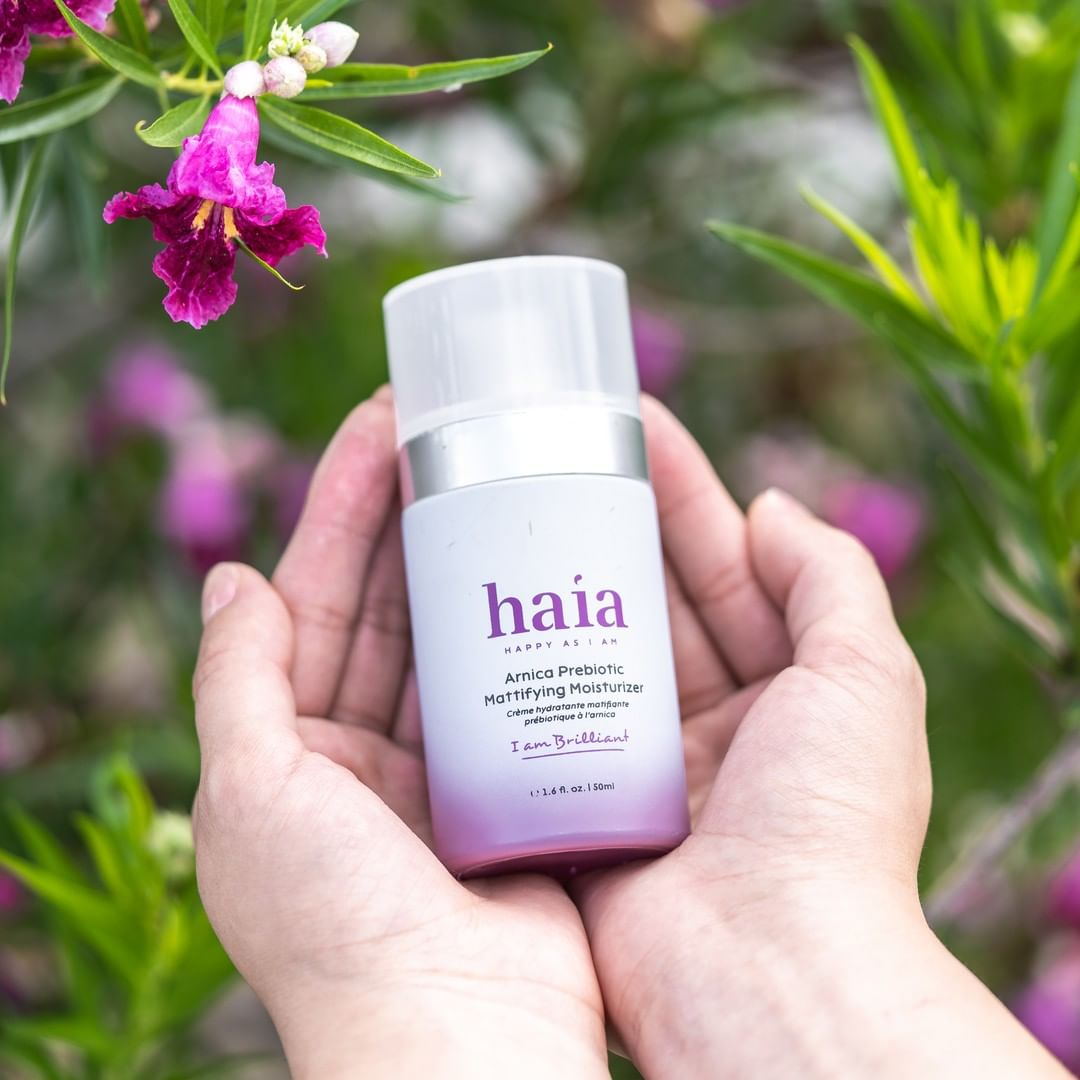 Haia I Am Brilliant Arnica Prebiotic Mattifying Moisturizer - Oil-Free Face Cream for Acne-Prone & Oily Skin | Daily Hydration & Shine Control