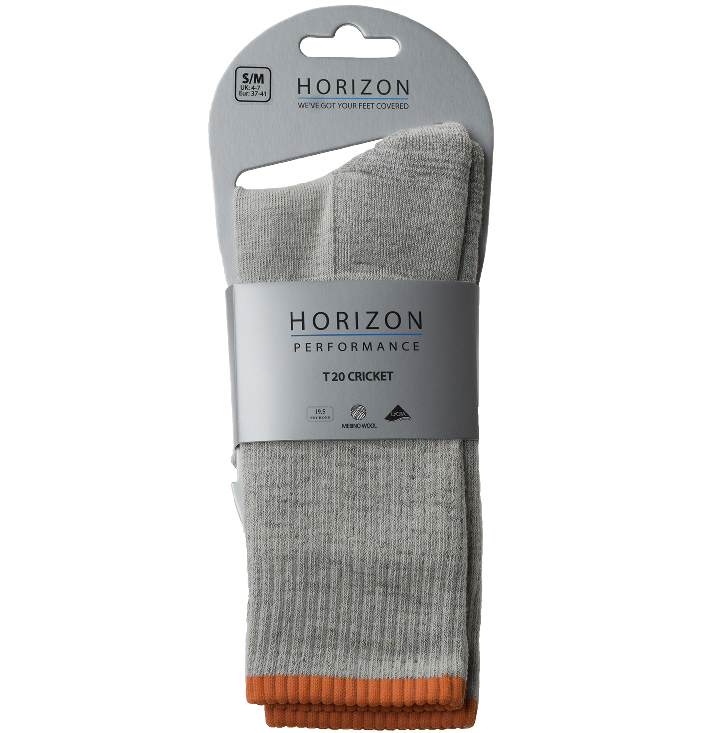 Horizon T20 Cricket Socks - Breathable Moisture-Wicking Sports Socks for Cricket Players - Perfect for Matches, Training & Outdoor Sports Activities