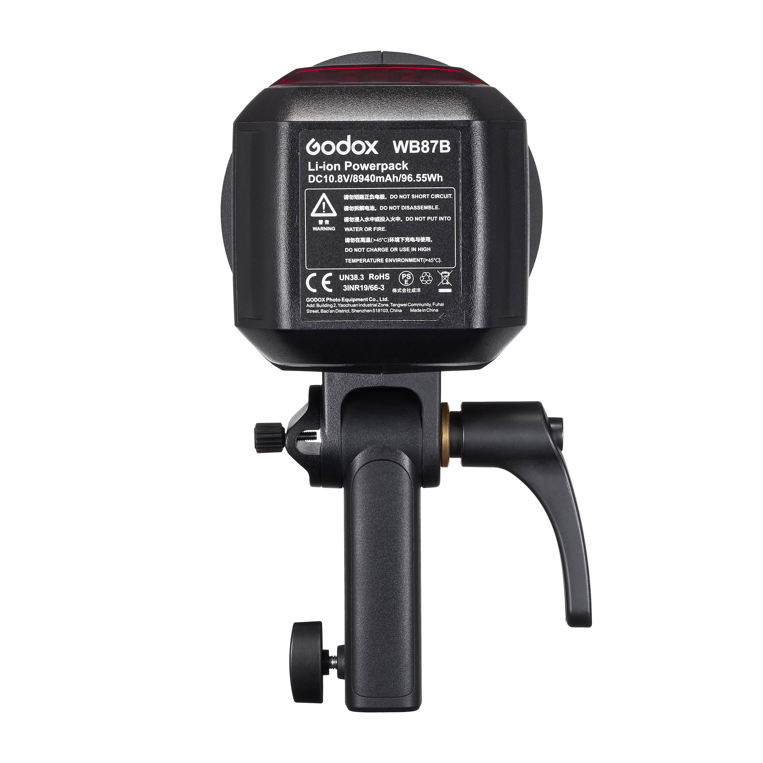 Godox AD600BMII Manual Battery-Powered Monolight Flash Kit with 3 Heads - Perfect for Studio, Portrait, and Outdoor Photography
