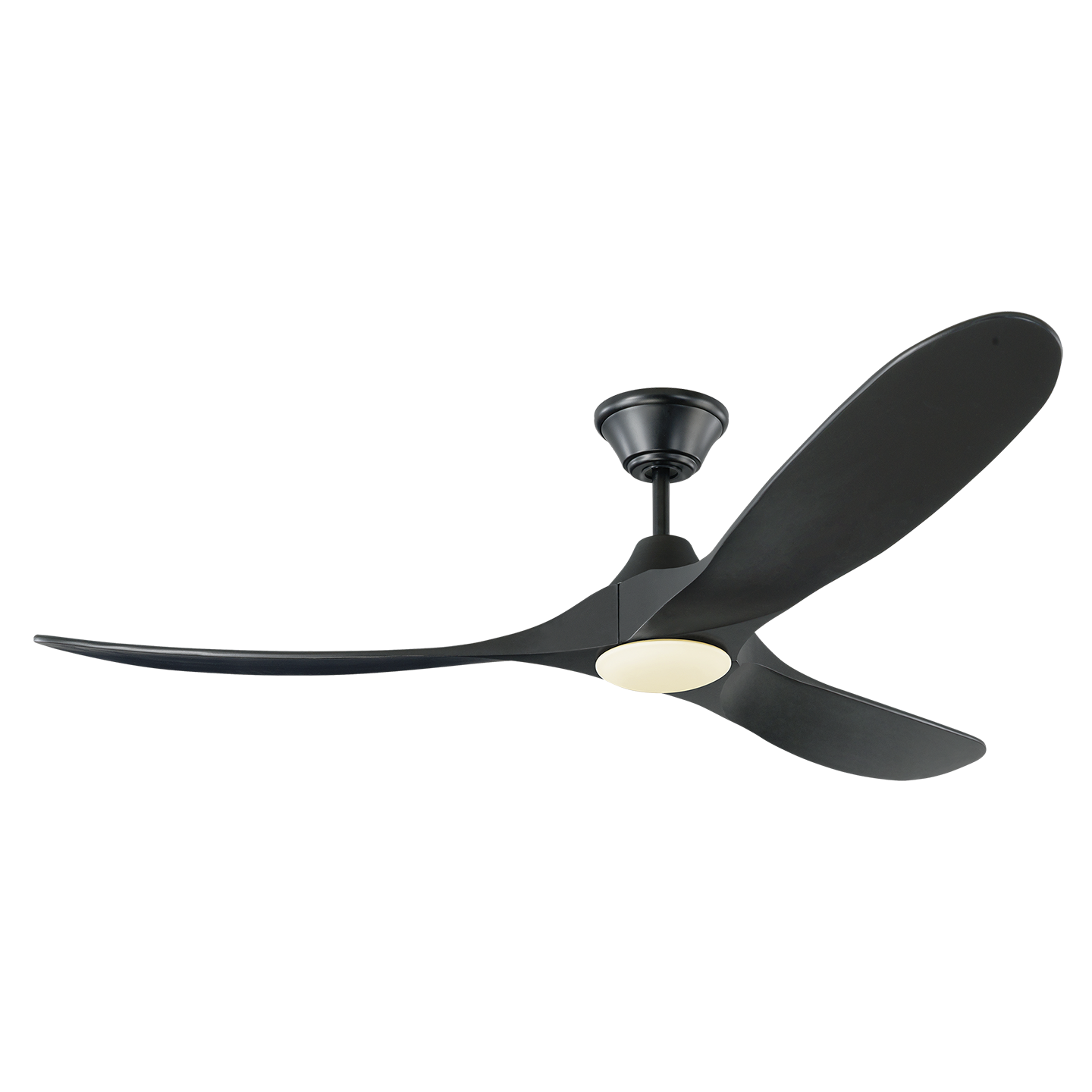 Maverick LED Ceiling Fan with Remote Control - Energy Efficient Smart Ceiling Light - Quiet DC Motor - Perfect for Bedroom, Living Room & Outdoor Patio