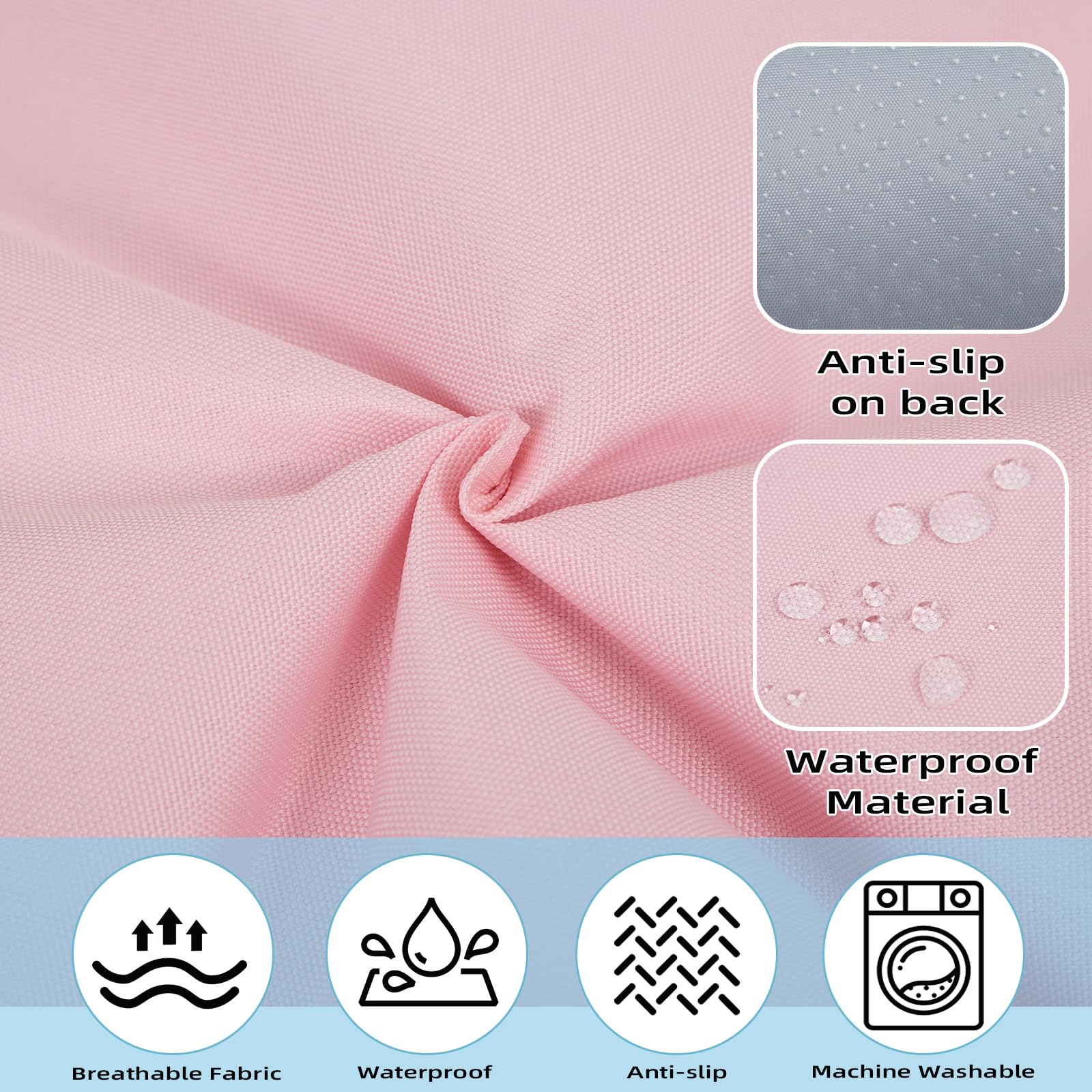 FOTN Toddler Airplane Bed - Kids Travel Seat Extender & Portable Footrest for Safe Sleeping on Flights | Airplane Essentials for Infants & Children | Perfect for Long Trips & Overnight Travel (Pink)