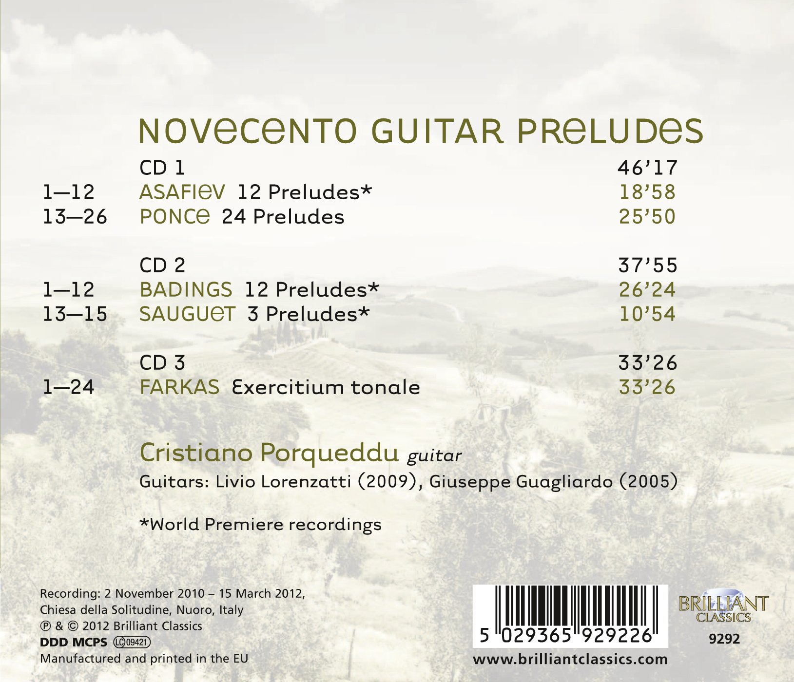 Novecento Guitar Preludes - Classical Guitar Sheet Music for Beginners & Professionals | Perfect for Practice, Performances & Music Lessons