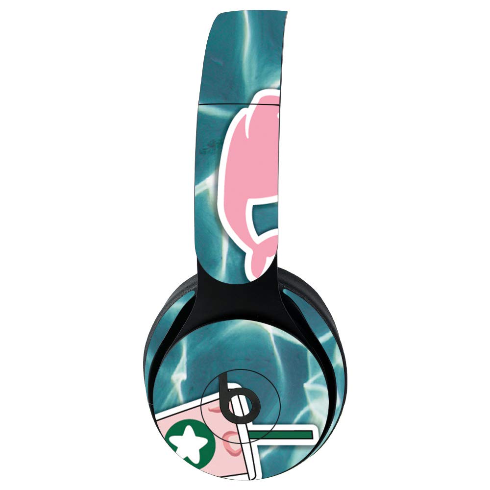 MightySkins Protective Vinyl Decal Wrap Cover for Beats Solo Pro Wireless Headphones - VSCO Girl Design | Durable, Customizable, Easy to Apply & Remove | Made in USA | Perfect for Travel, Gym & Daily Use