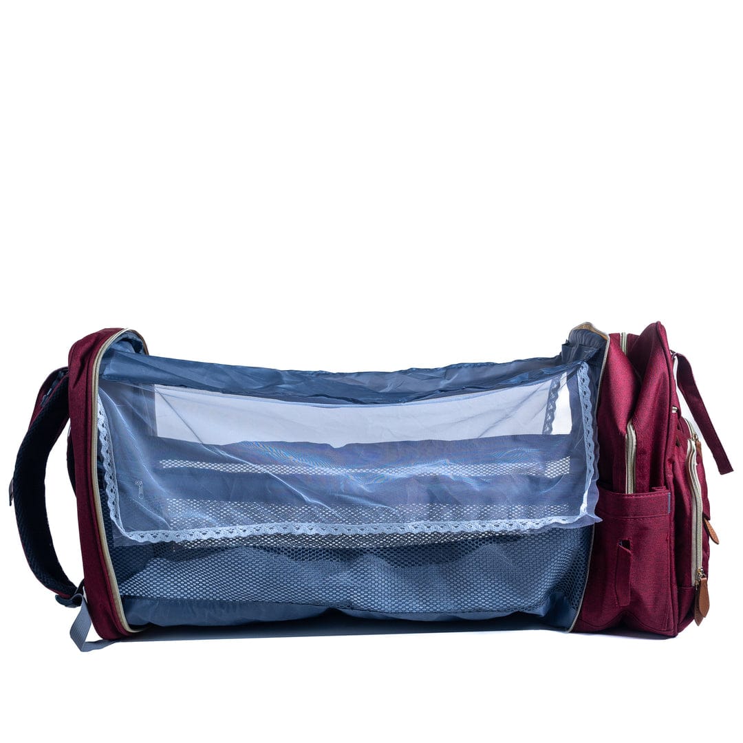BabyBear Diaper Bag Backpack - Large Insulated Baby Bag with Changing Pad, Stroller Straps & Multiple Pockets for Travel, Daycare & Outings