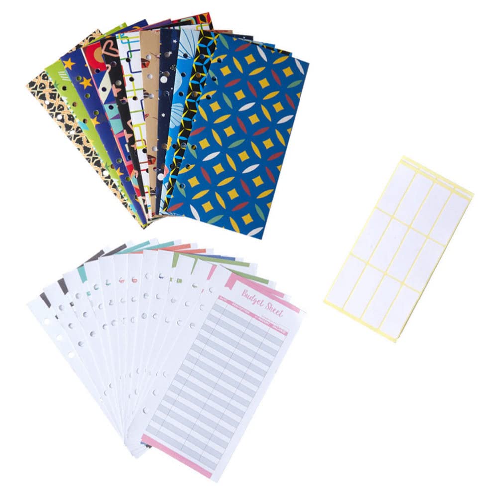 Operitacx 1 Set A6 Budget Binder Kit with Cash Envelopes, Expense Sheets & Stickers - Money Organizer for Personal Finance, Bill Tracking & Savings - Perfect for Home Budgeting, Travel Planning & Financial Goal Setting