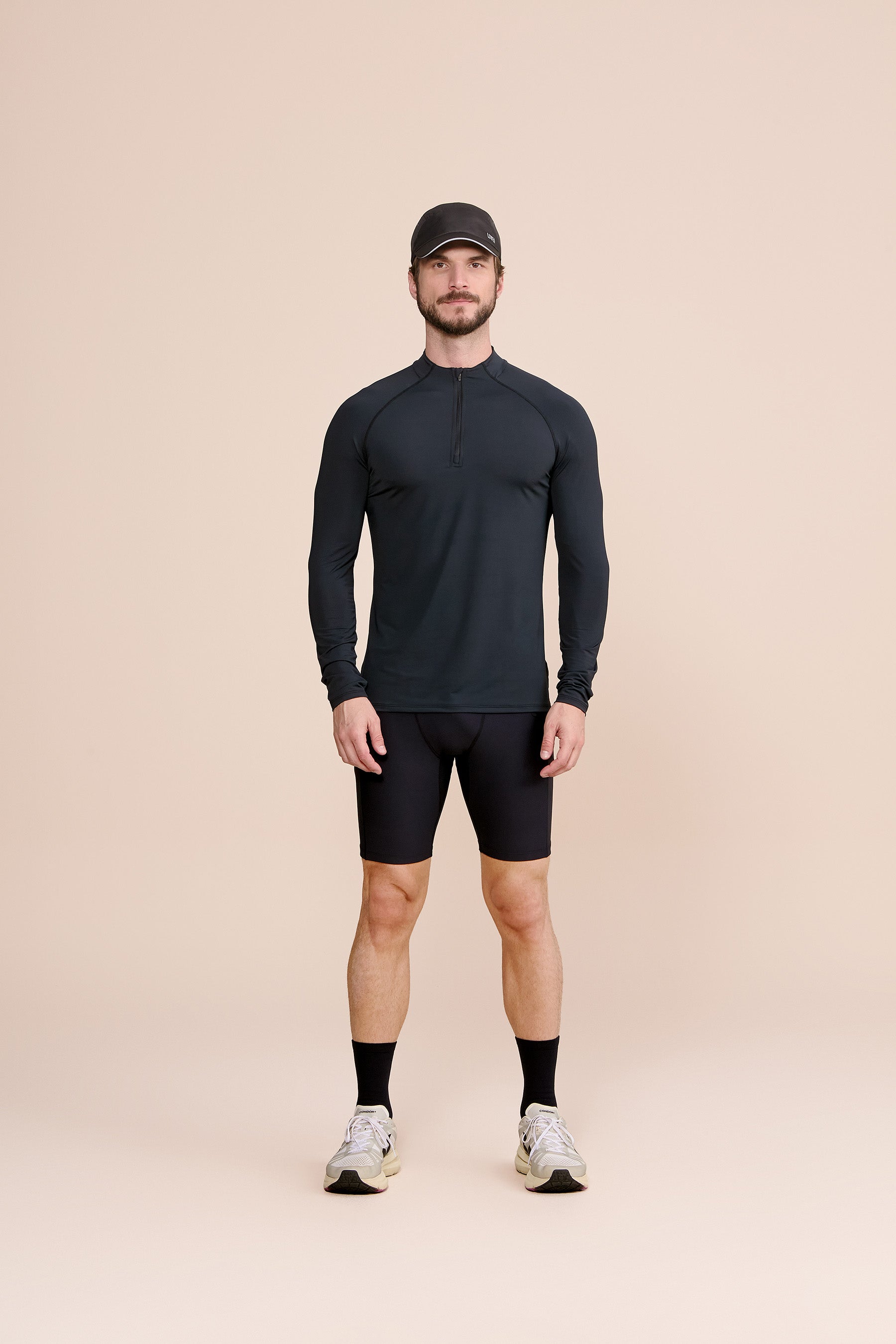 Harmony Long Sleeve Raglan Zip T-Shirt for Men & Women - Comfortable Casual Pullover Top for Workout, Yoga, and Everyday Wear