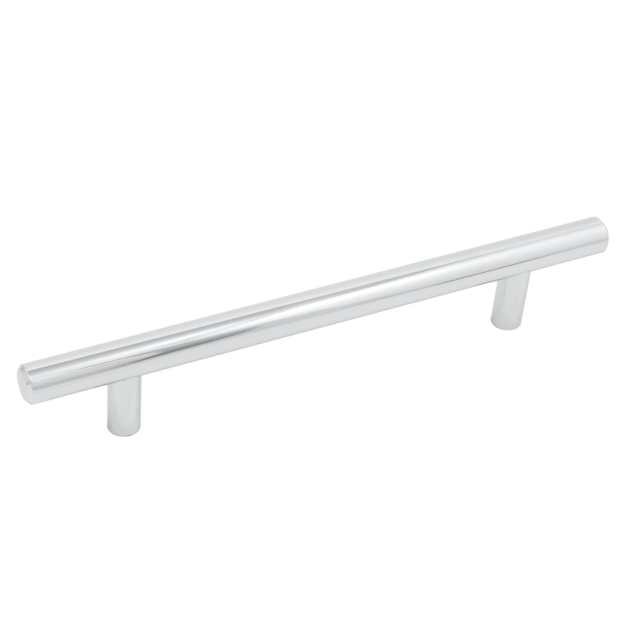 Stone Harbor Hardware Bar Cabinet Pull - 128mm Center to Center, 188mm Overall Length, Polished Chrome Finish - Perfect for Kitchen Cabinets, Bathroom Vanities & Furniture Drawers