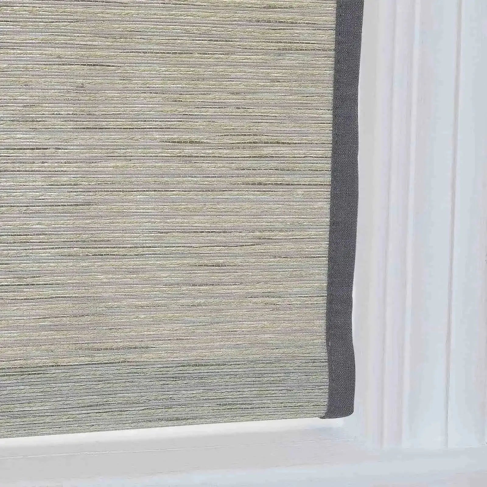 Rae Natural Kenaf Woven Wood Window Shades - Light Khaki | Eco-Friendly Bamboo Blinds for Living Room & Bedroom