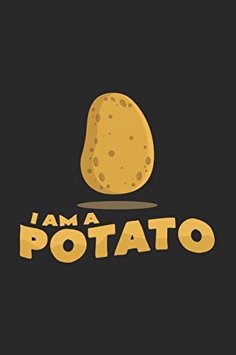 6x9 Grid Notebook with Squared Paper - Perfect for Notes, Journaling & Sketching | Durable Potato-Themed Cover for Students & Professionals