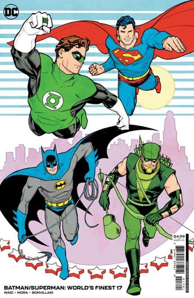 Batman Superman Worlds Finest #17 Cover B Cliff Chiang Card Stock Variant - DC Comics Collectible for Superhero Fans - Perfect for Display, Gifts & Comic Book Collections