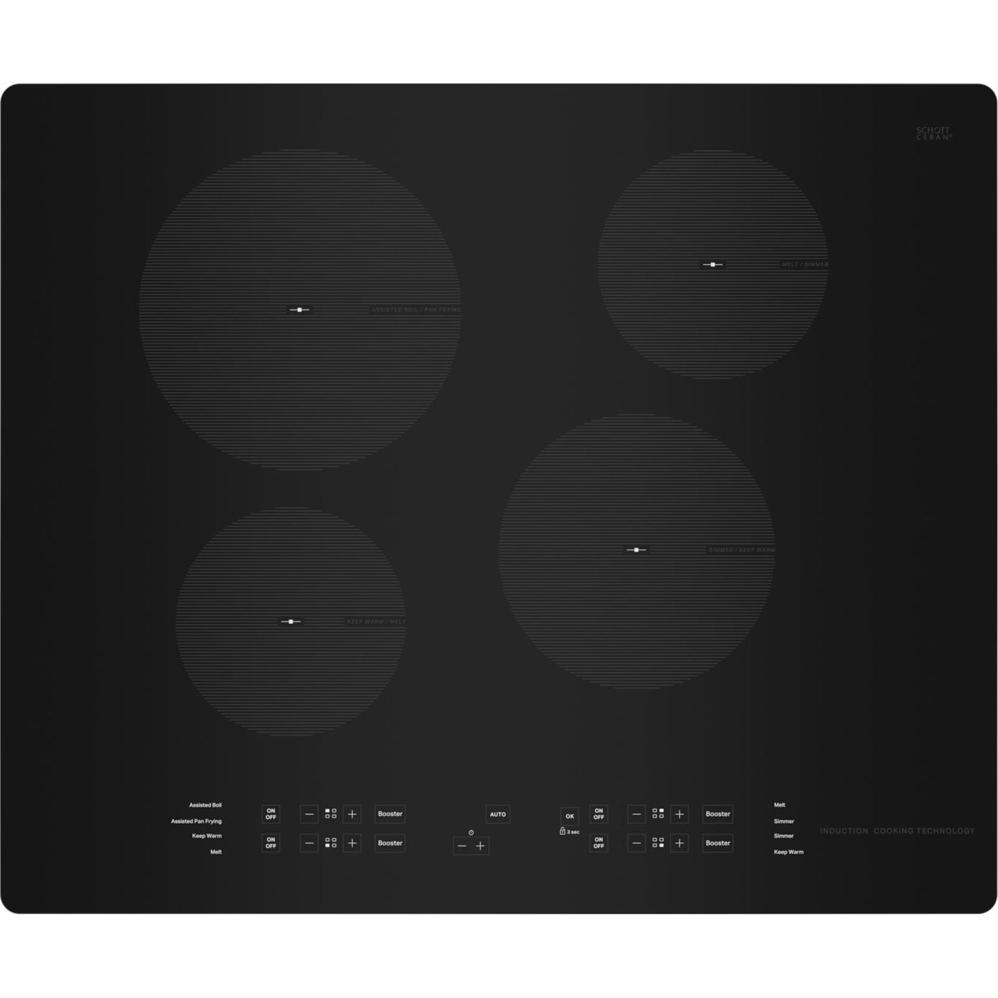 Whirlpool 24 Inch Black Gas Cooktop UCIG245KBL - Professional Stainless Steel Stove Top for Home Kitchen Cooking, Baking & Grilling
