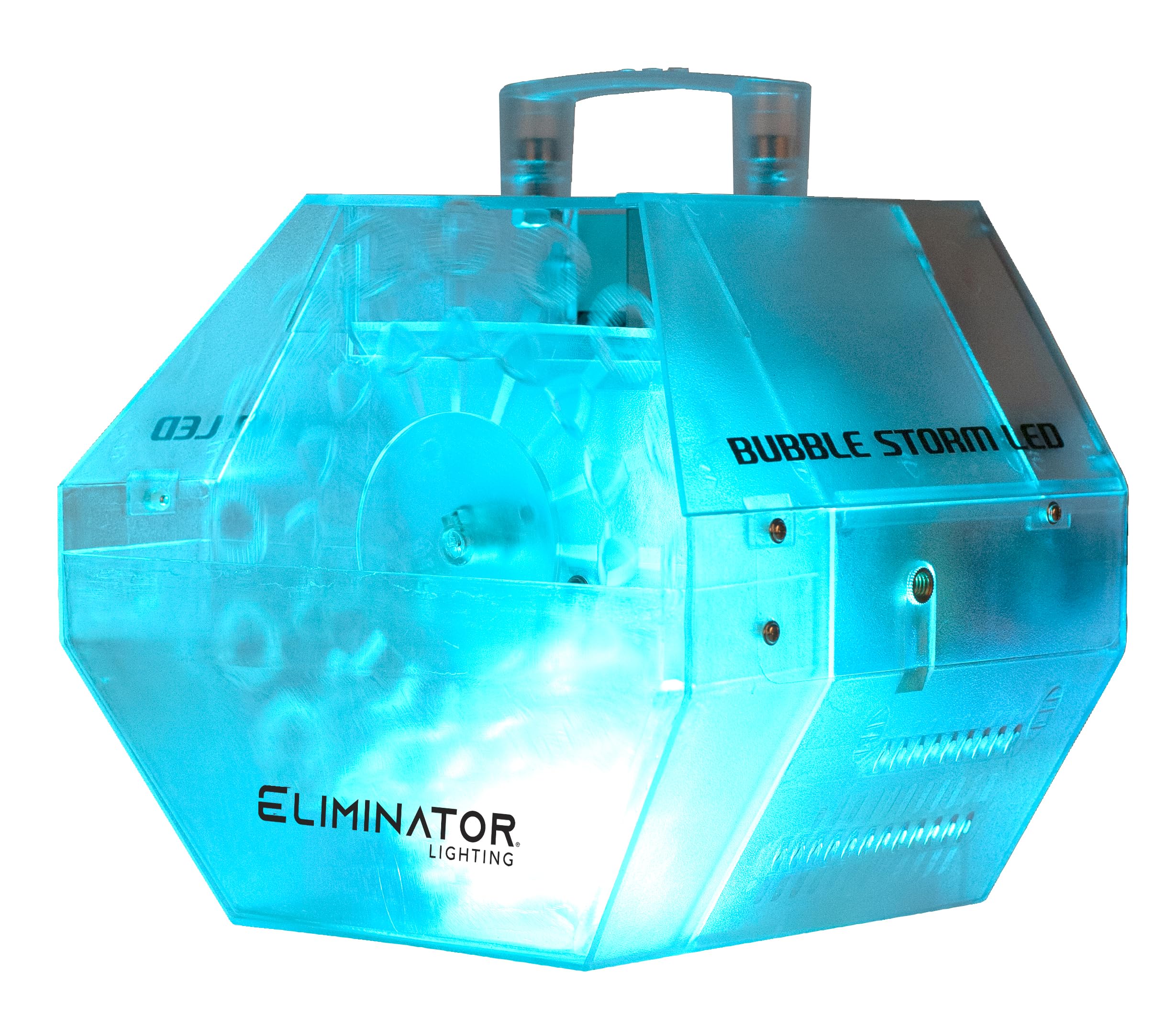 Eliminator Lighting Bubble Machine (Bubblestorm LED) - High-Output Party Bubble Blower for DJ Events, Weddings & Outdoor Gatherings