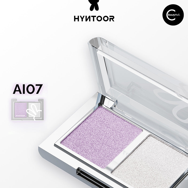 HYNTOOR Cooling Duo Eyeshadow Palette - Long-Lasting Matte & Shimmer Makeup for Day & Night Looks - Perfect for Parties, Weddings, and Everyday Wear