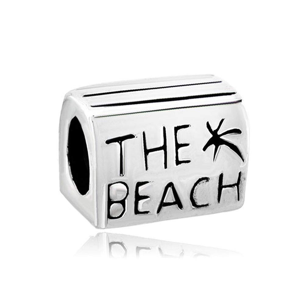 Handmade Coconut Tree Beach Charm Bracelet - Tropical Vacation Jewelry for Women, Summer Beach Party Accessory