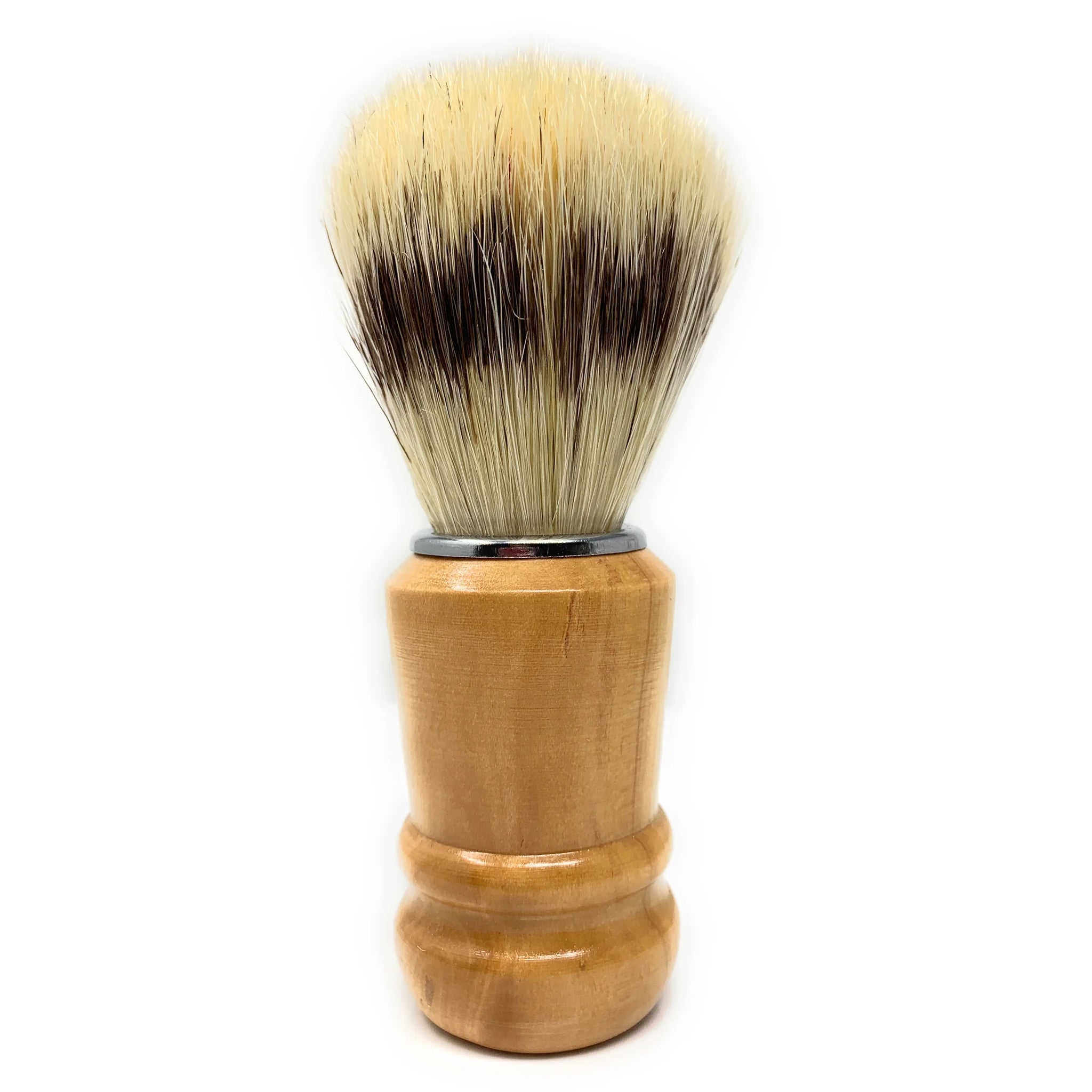 Premium Scalpmaster Boar Bristle Shaving Brush with Wooden Handle - 100% Natural Boar Bristles for Men (Model SB-15) - Perfect for Wet Shaving, Beard Grooming & Luxury Skincare Routine