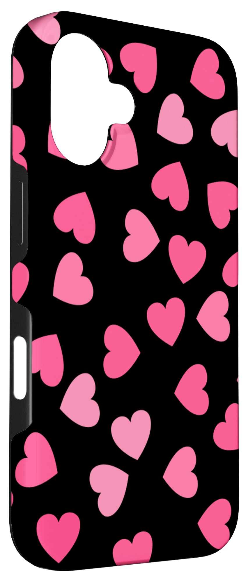 iPhone 16 Case - Valentine's Day Heart Pink Cute Phone Cover | Perfect Romantic Gift for Girlfriend, Wife & Loved Ones | Shockproof Protection for Everyday Use & Special Occasions