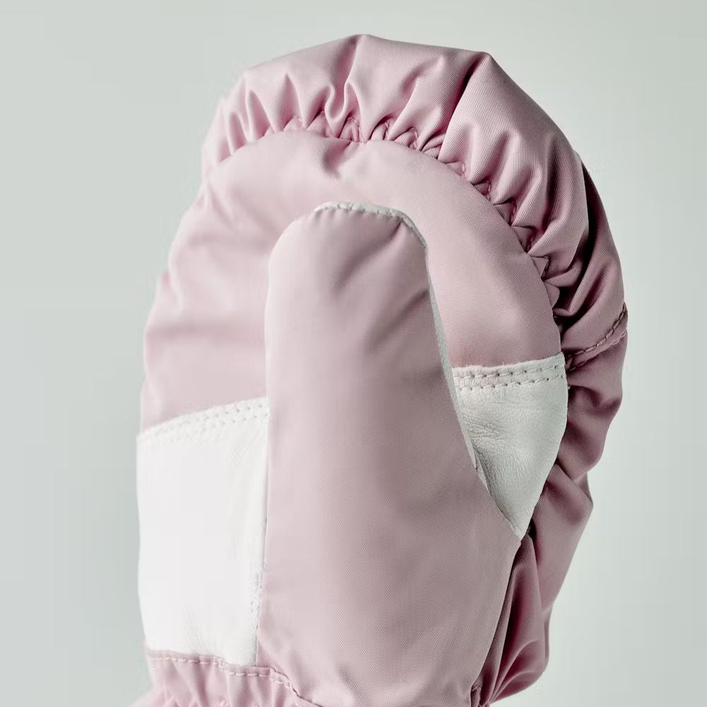 Hestra My First Hestra Gloves for Kids - Soft Pink Winter Gloves for Girls & Boys - Warm & Waterproof for Snow Play, Skiing, and Outdoor Activities