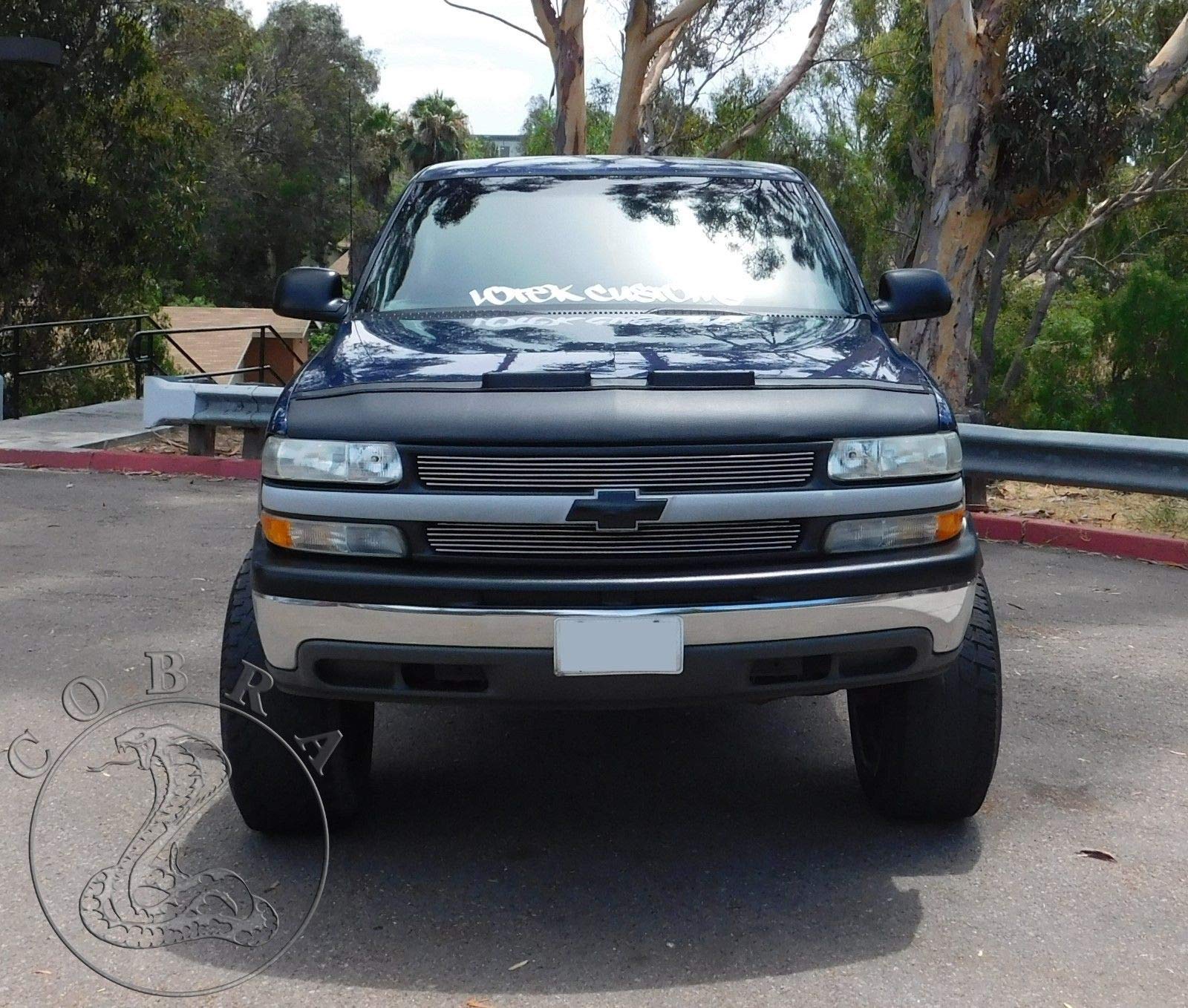 Chevy Silverado Hood Bra Cover for 1999-2002 Models | Durable Car Bonnet Mask Protector | Perfect for Road Trips & Off-Road Adventures