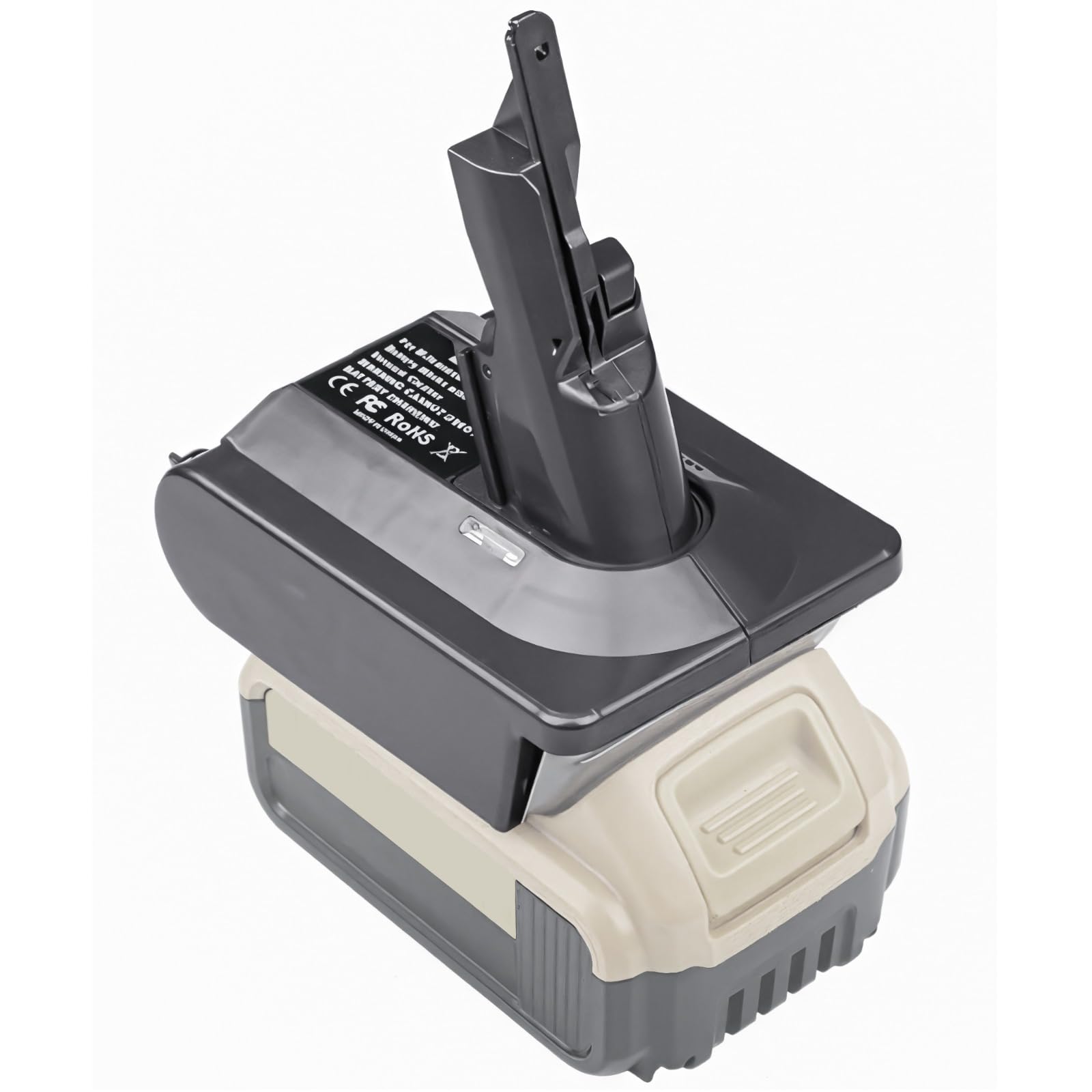 Yeeplant 20V to 7V/8V Battery Adapter for Dyson V8 & V7 Vacuums - Compatible with Dyson V8 Absolute & V7 Animal Models - Multi-Protection Converter for 20V Max XR Batteries - Perfect for Home Cleaning, Car Detailing & Pet Hair Removal