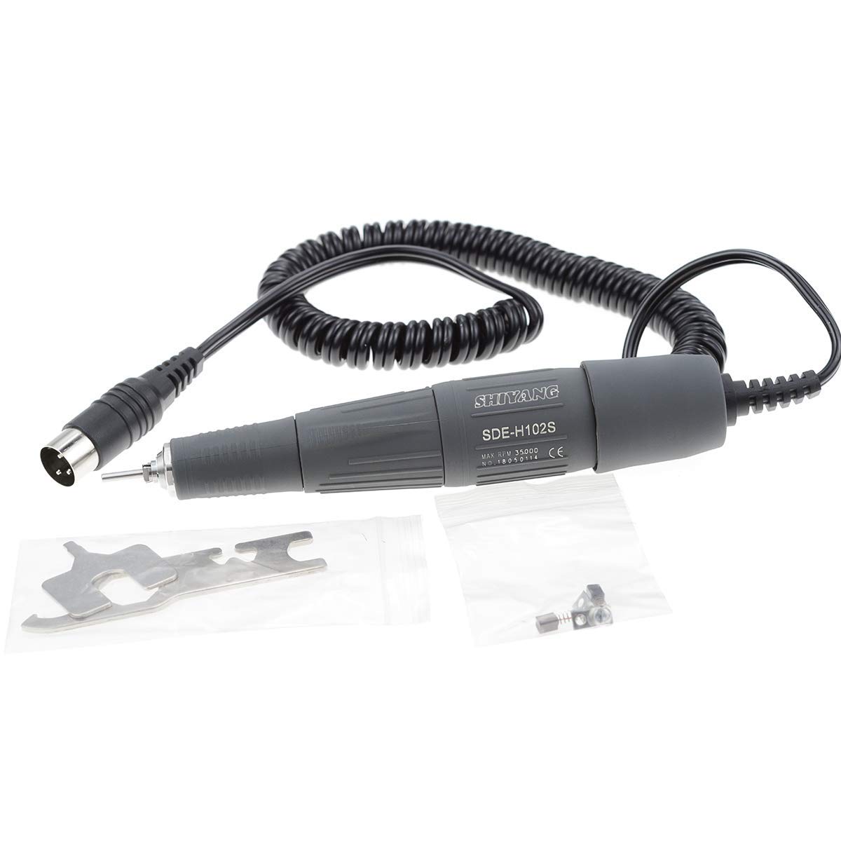 SHIYANG-III 110V Foot Pedal Control Micro Motor Drill Machine for Marathon Use - Perfect for Jewelry Making, Watch Repair & Precision Drilling