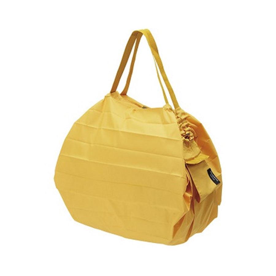 SHUPATTO Compact Foldable Tote Bag (Medium) - Mustard Yellow | Portable Travel Shopping Bag for Groceries, Beach, Gym & Daily Use