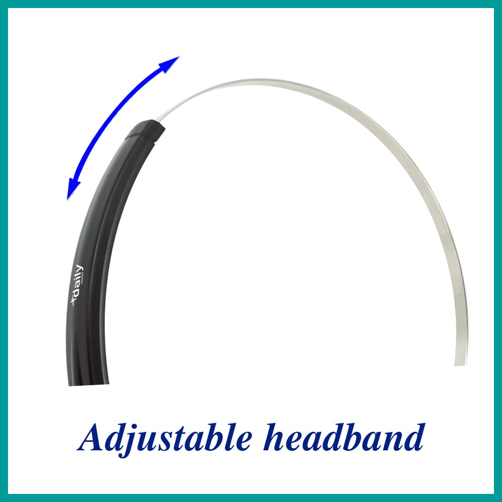 RJ9 Corded Office Headset with HD Voice - Compatible with MITEL, Nortel, Meridian, NEC, Polycom, Packet 8, ShoreTel & Xblue IP Phones - Includes 3.5mm Adapter (Monaural) - Ideal for Call Centers, Customer Service & Office Communications