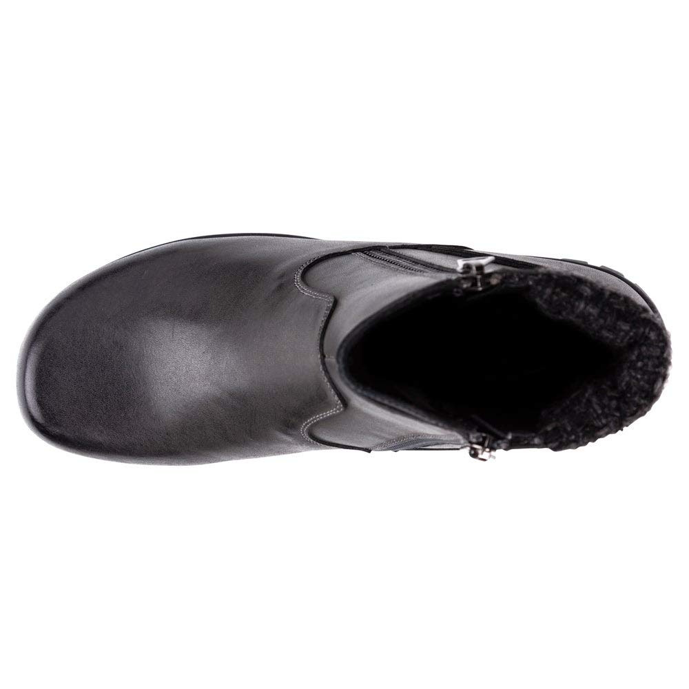 Propet Women's Darley Zippered Casual Boots - Comfortable Slip-Resistant Ankle Booties for Walking, Work & Everyday Wear