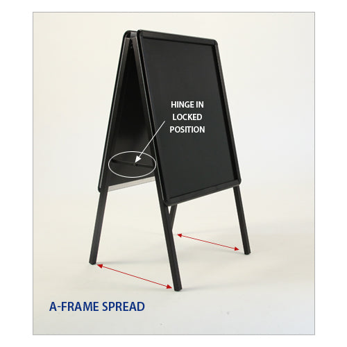 48x48 A-Frame Sign Holder with 1 1/4