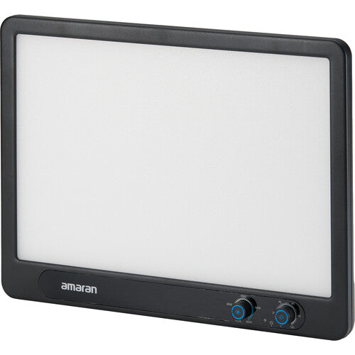 Amaran Verge Bi-Color LED Light Panel - 3200K-5600K Adjustable, 95 CRI, 10W - Charcoal Finish for Photography, Videography & YouTube Studio Lighting