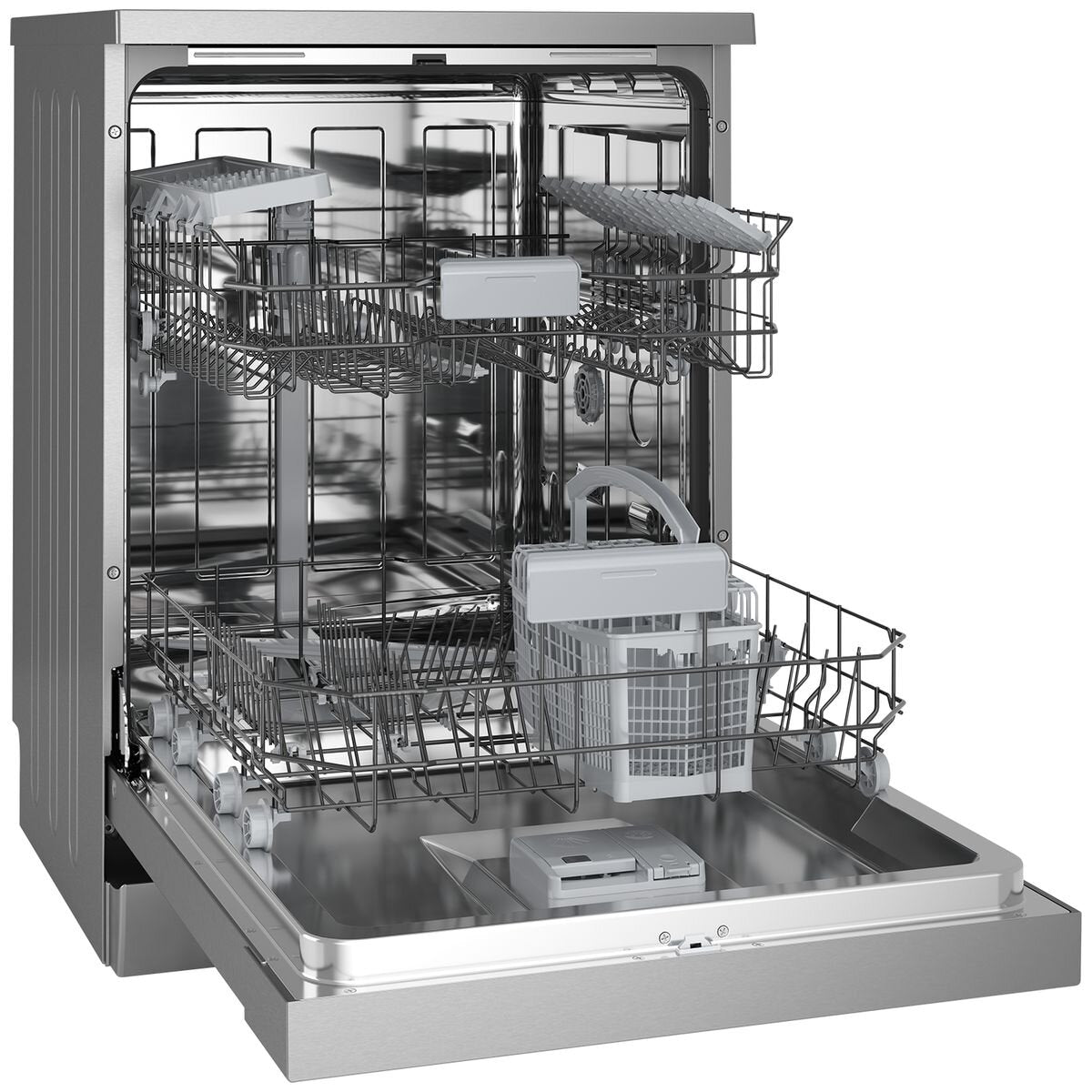 Westinghouse WSF6602XB Freestanding Dishwasher with Stainless Steel Tub & Sensor Wash - Perfect for Modern Kitchens & Large Families