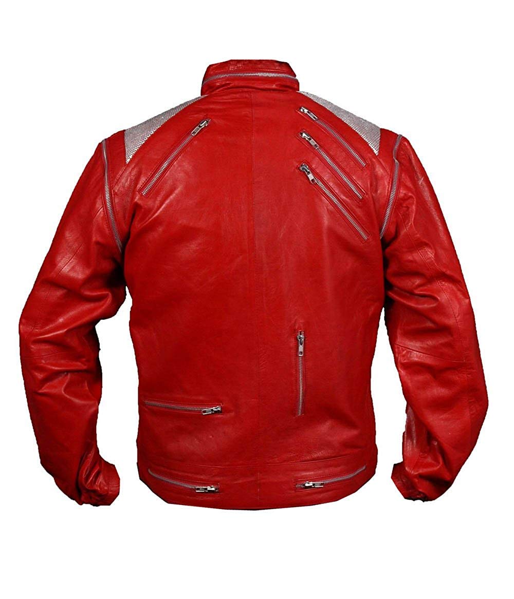 LP-FACON Men's King of Pop Star Rock Fancy Retro Cosplay Costume Jacket & Pants Set - Faux Leather/Cotton Blend - Perfect for Michael Jackson Tribute Shows, Halloween Parties & 80s Themed Events