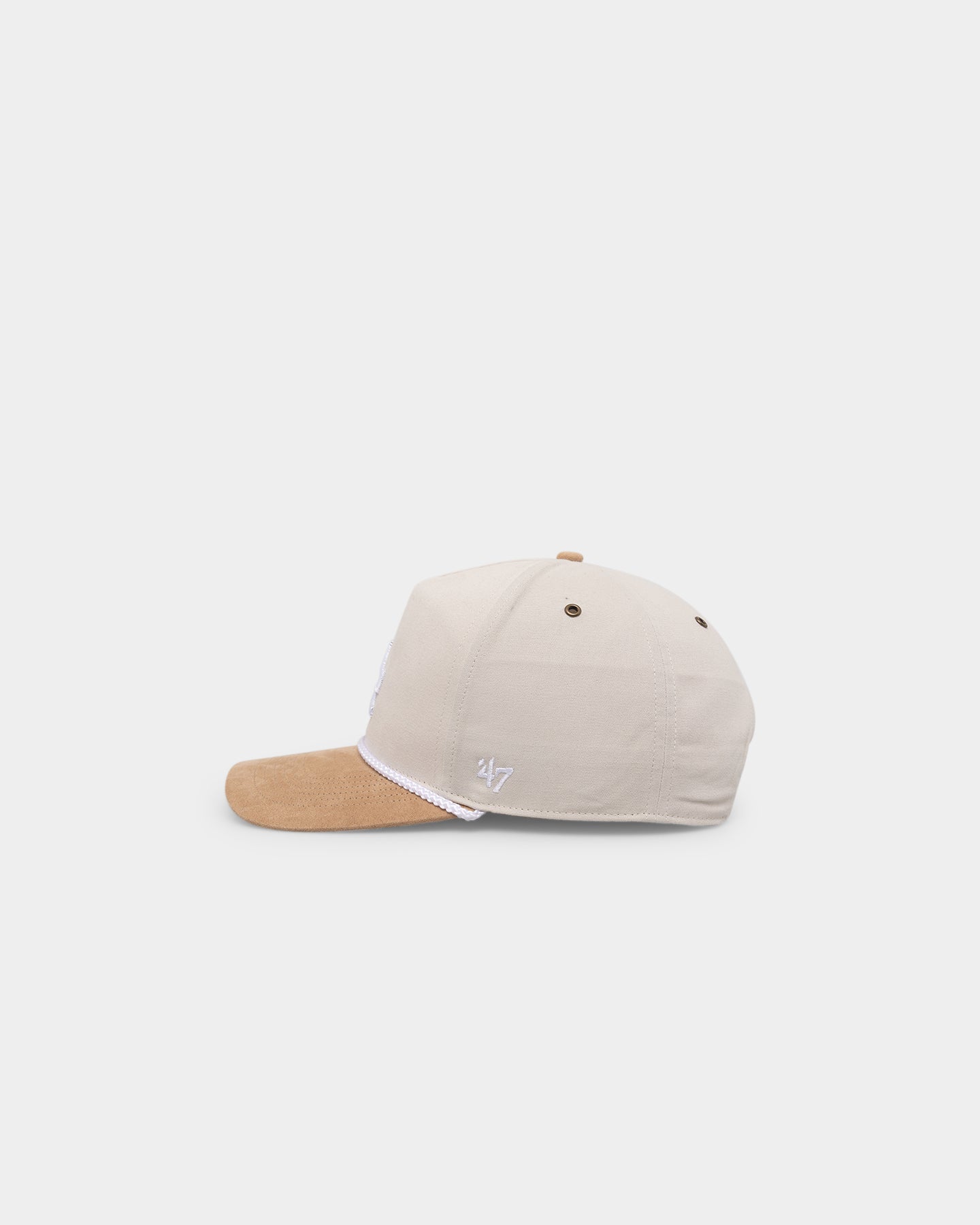 47 Brand Los Angeles Dodgers Sand Dune Snapback Bone/Khaki Hat - Official MLB Baseball Cap for Men & Women - Perfect for Sports Fans, Casual Wear & Game Day Outfits