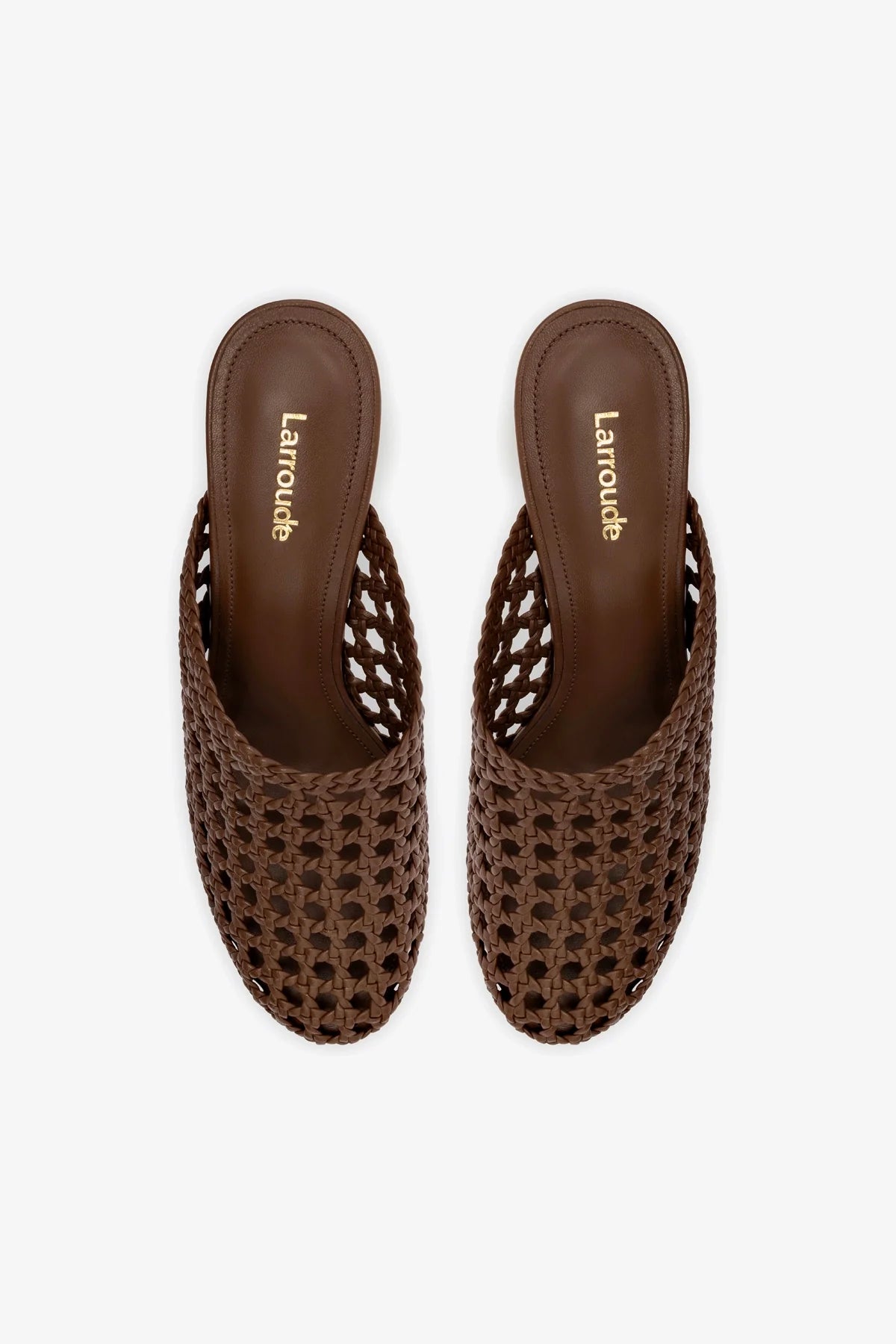 Dew Drop Macrame Mule Shoes - Handmade Burnt Umber Leather Bohemian Sandals for Women | Perfect for Summer Beach, Vacation & Boho Chic Outfits