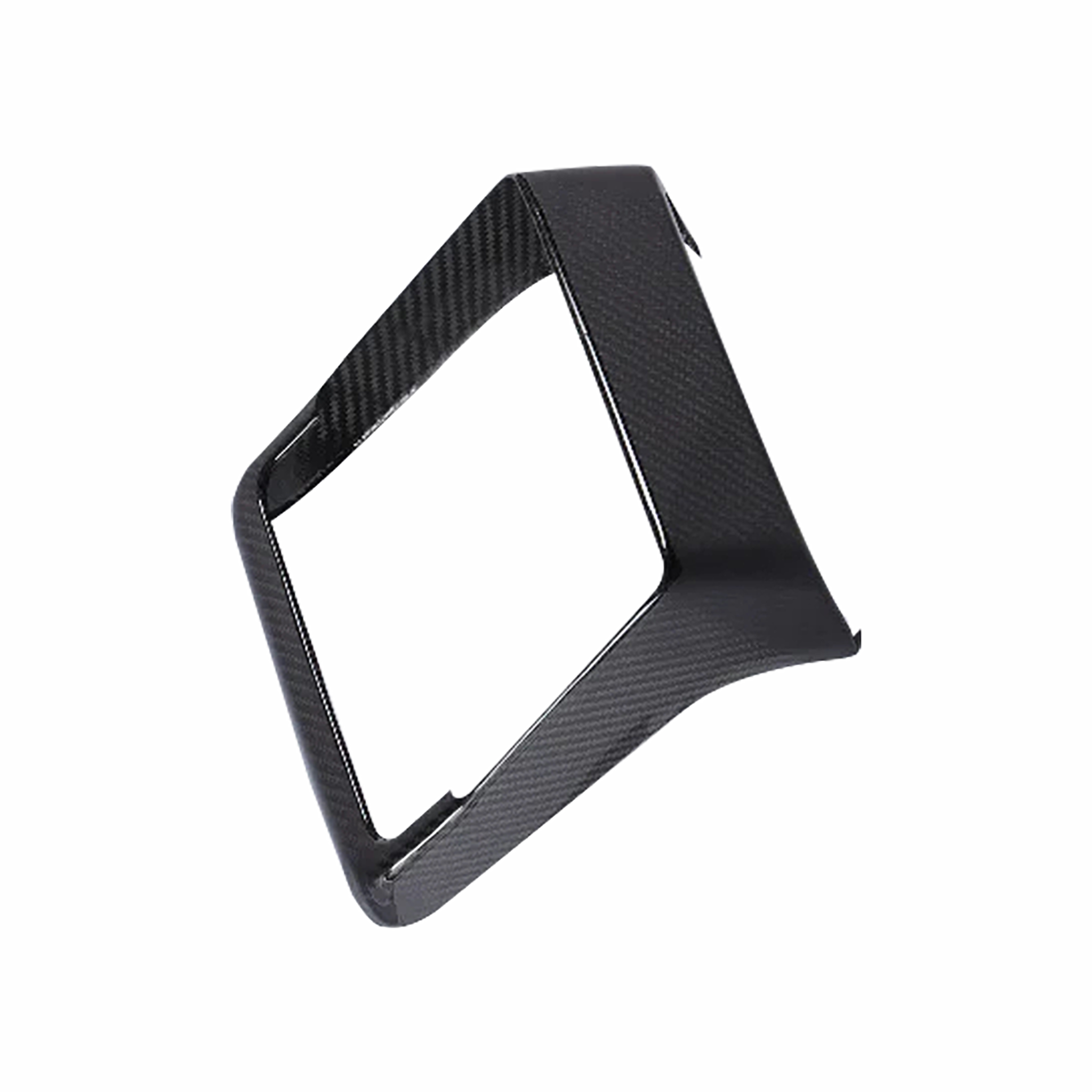 Premium Real Carbon Fiber Rear Screen Frame Trim for 2024+ Tesla Model 3 Highland & 2025+ Model Y Juniper – Glossy/Matte Finish | High-Quality Interior Upgrade for Enhanced Luxury & Style | Perfect for Car Enthusiasts & Tesla Owners