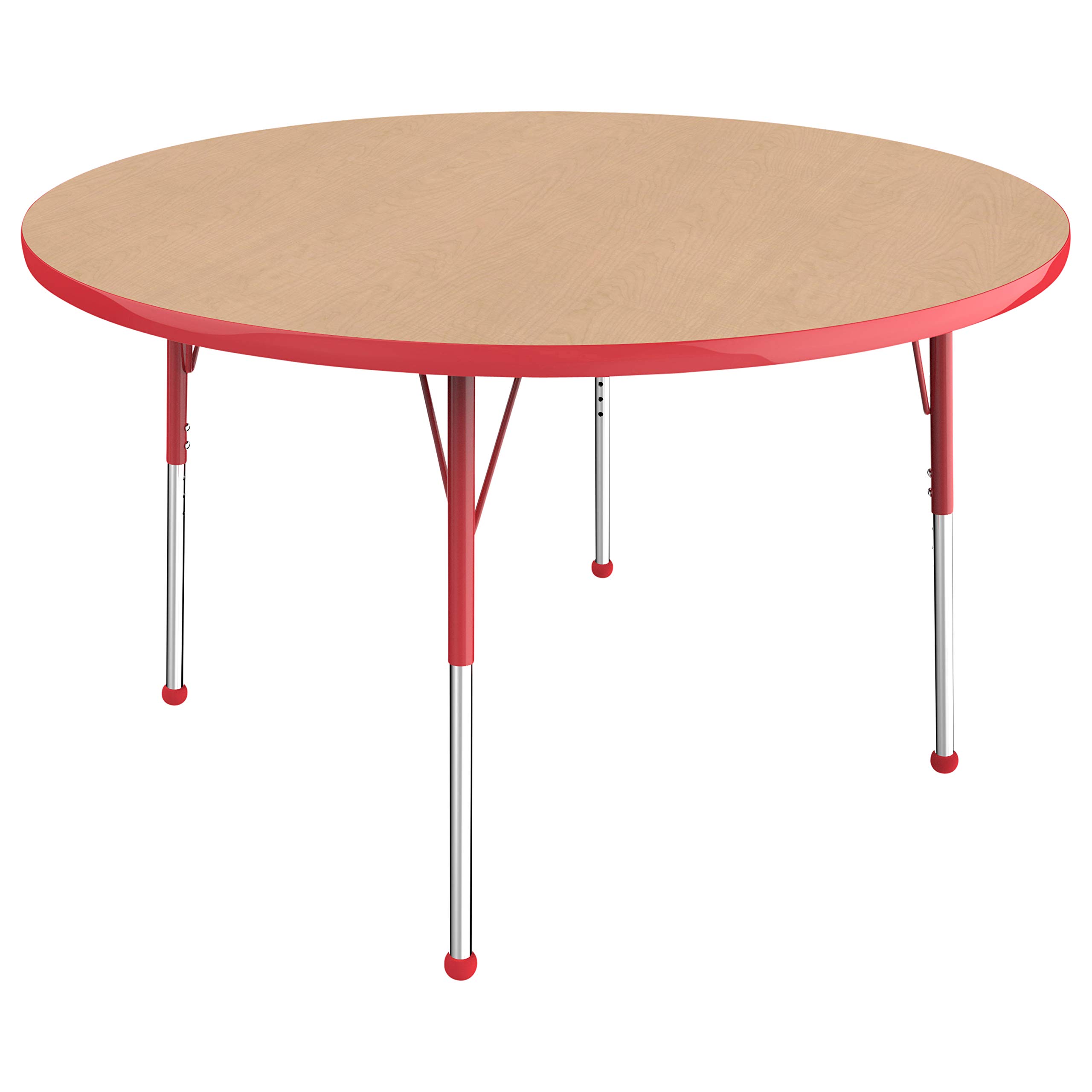 Adjustable Height Round Activity Table for School & Office - 48