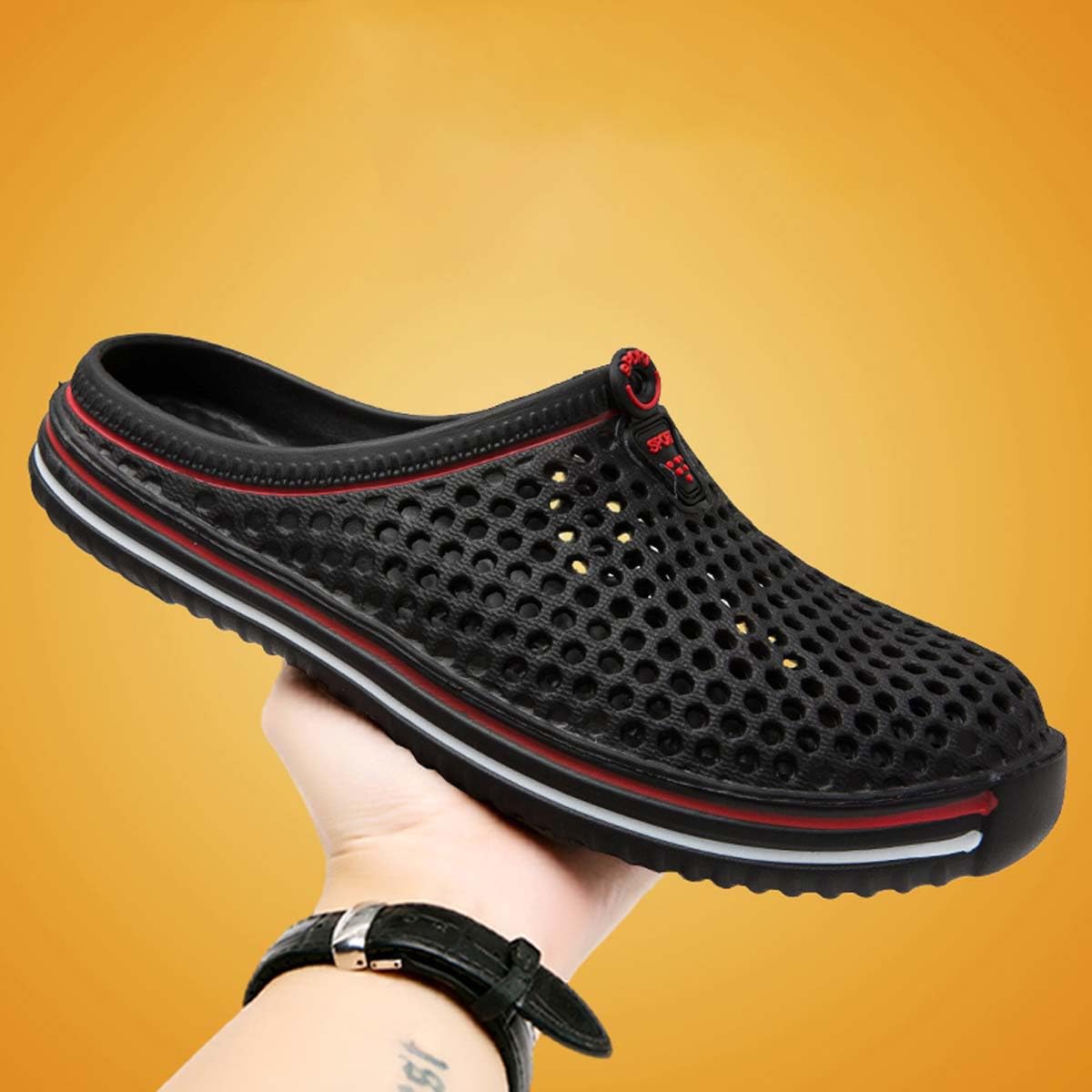HYDLONGR Men's Women's Lightweight Breathable Garden Shoes - Quick Drying Non-Slip Beach Sandals & Water Play Slippers - Perfect for Gardening, Beach, Pool, and Outdoor Activities